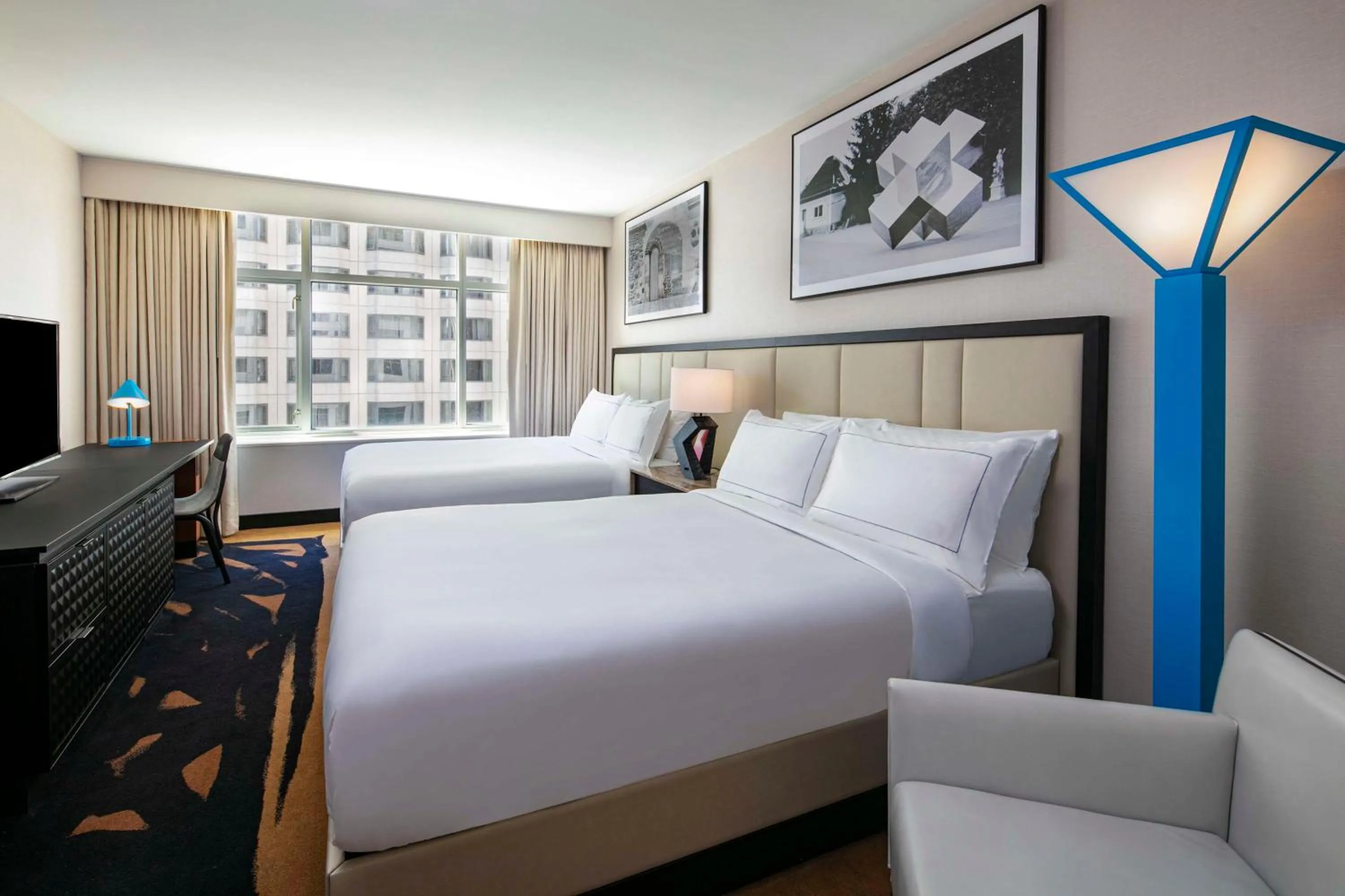 Accessible 2 Double Room - With Roll in Shower  in theWit Chicago, a Hilton Hotel