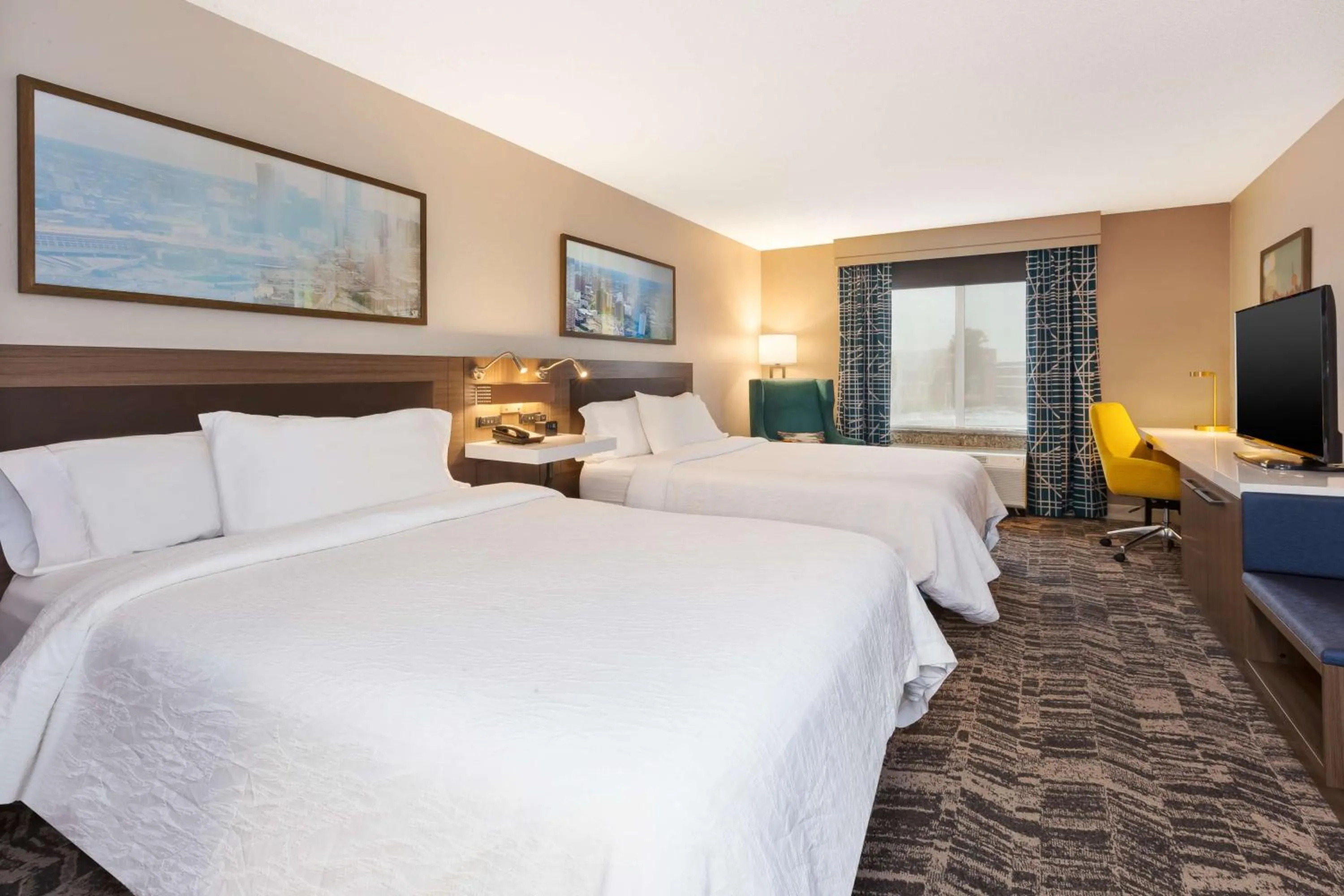 Queen Room with Two Queen Beds in Hilton Garden Inn Minneapolis Maple Grove