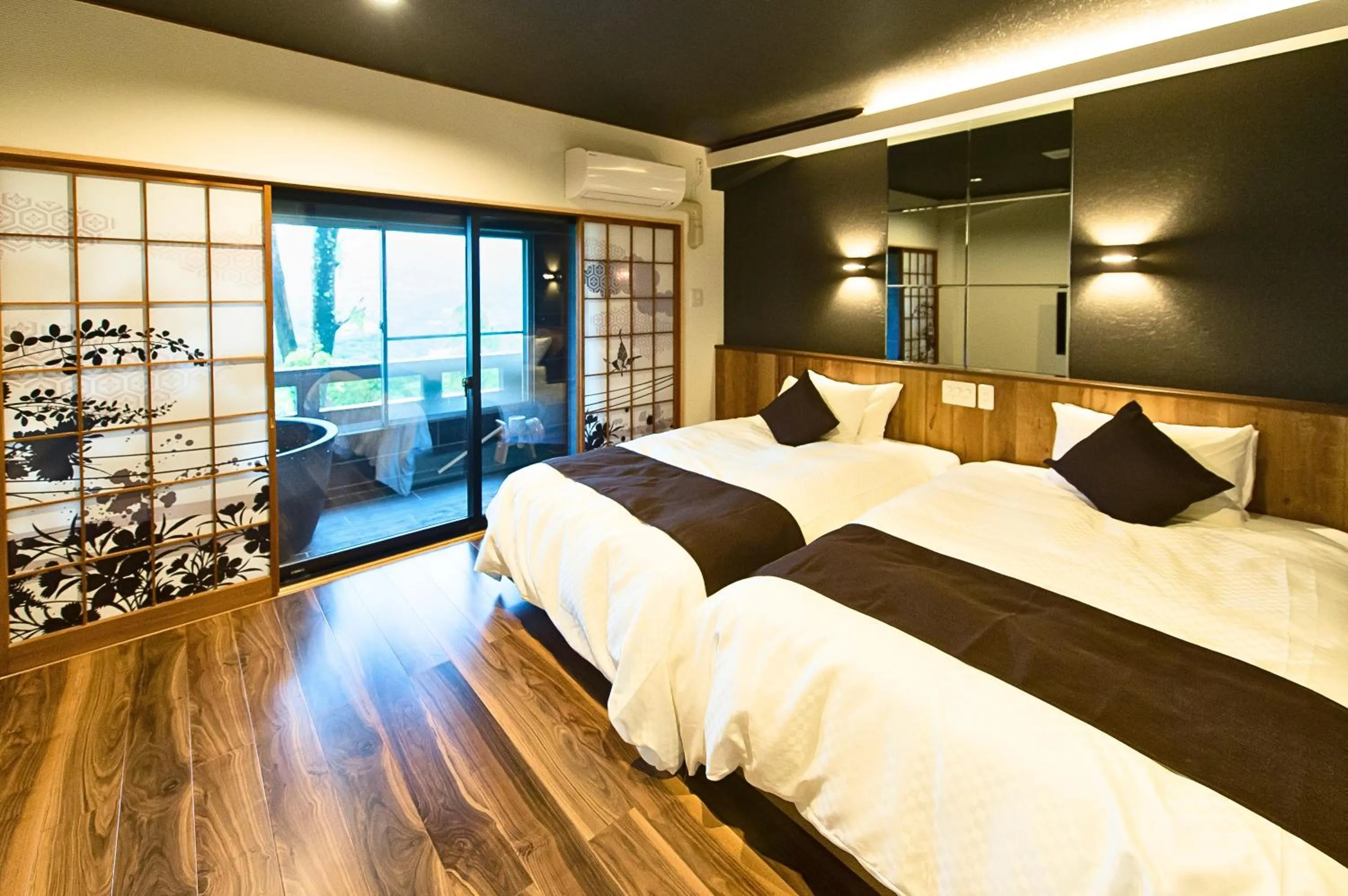 Japanese-Western Suite Room with Semi Open-Air Bath in LiVEMAX RESORT Hakone Sengokuhara
