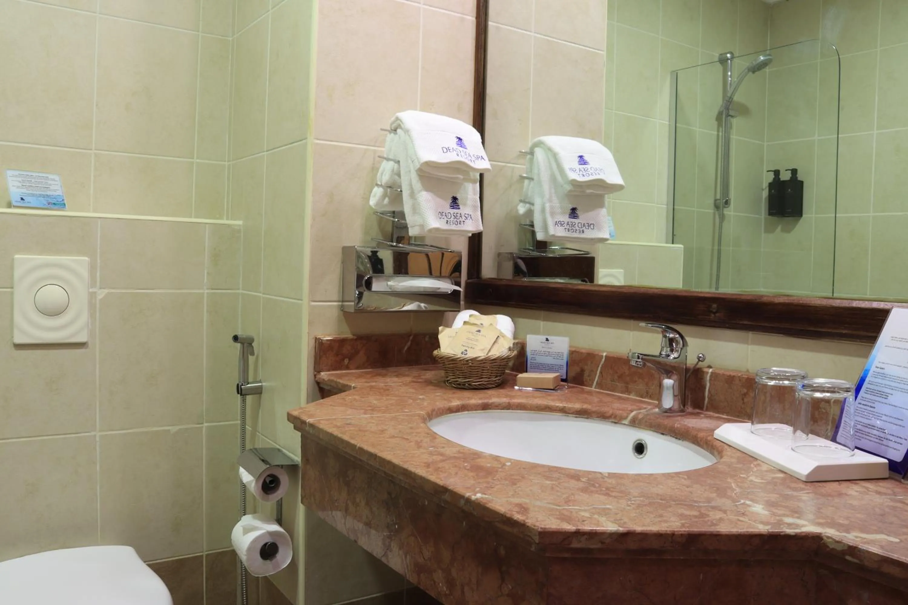 Standard Double or Twin Room with Sea View in Dead Sea Spa Hotel