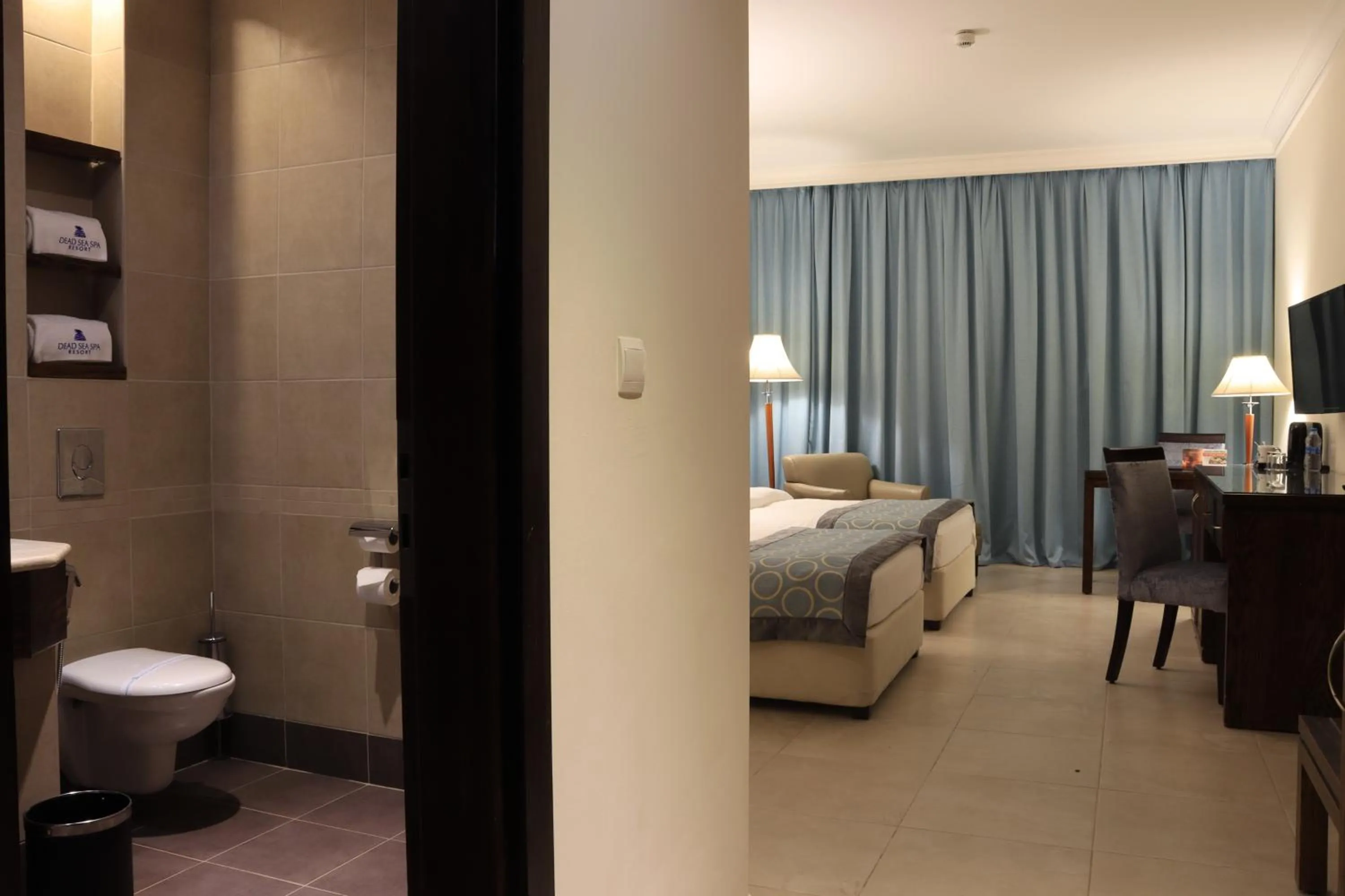 Deluxe Double or Twin Room with Sea View in Dead Sea Spa Hotel