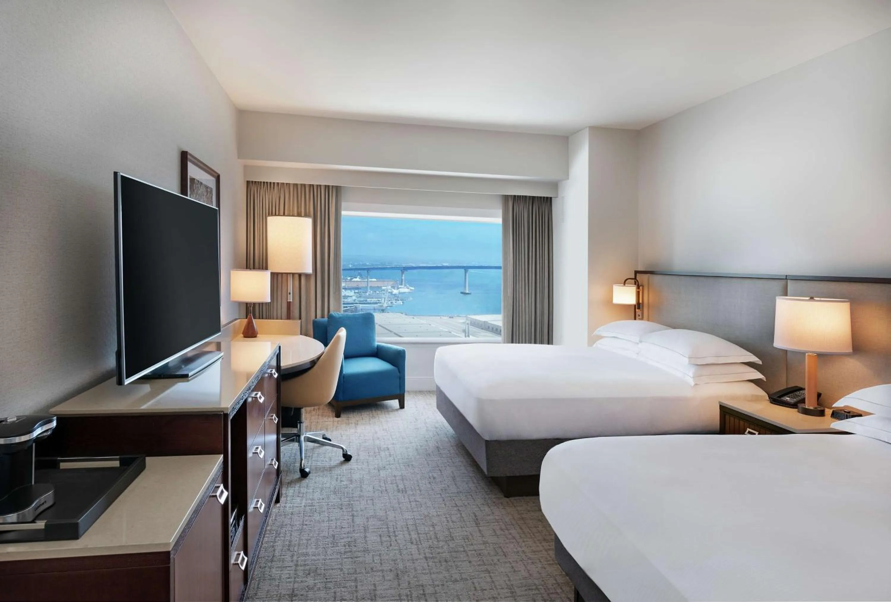 Bridge View Queen Room with Two Queen Beds in Hilton San Diego Bayfront