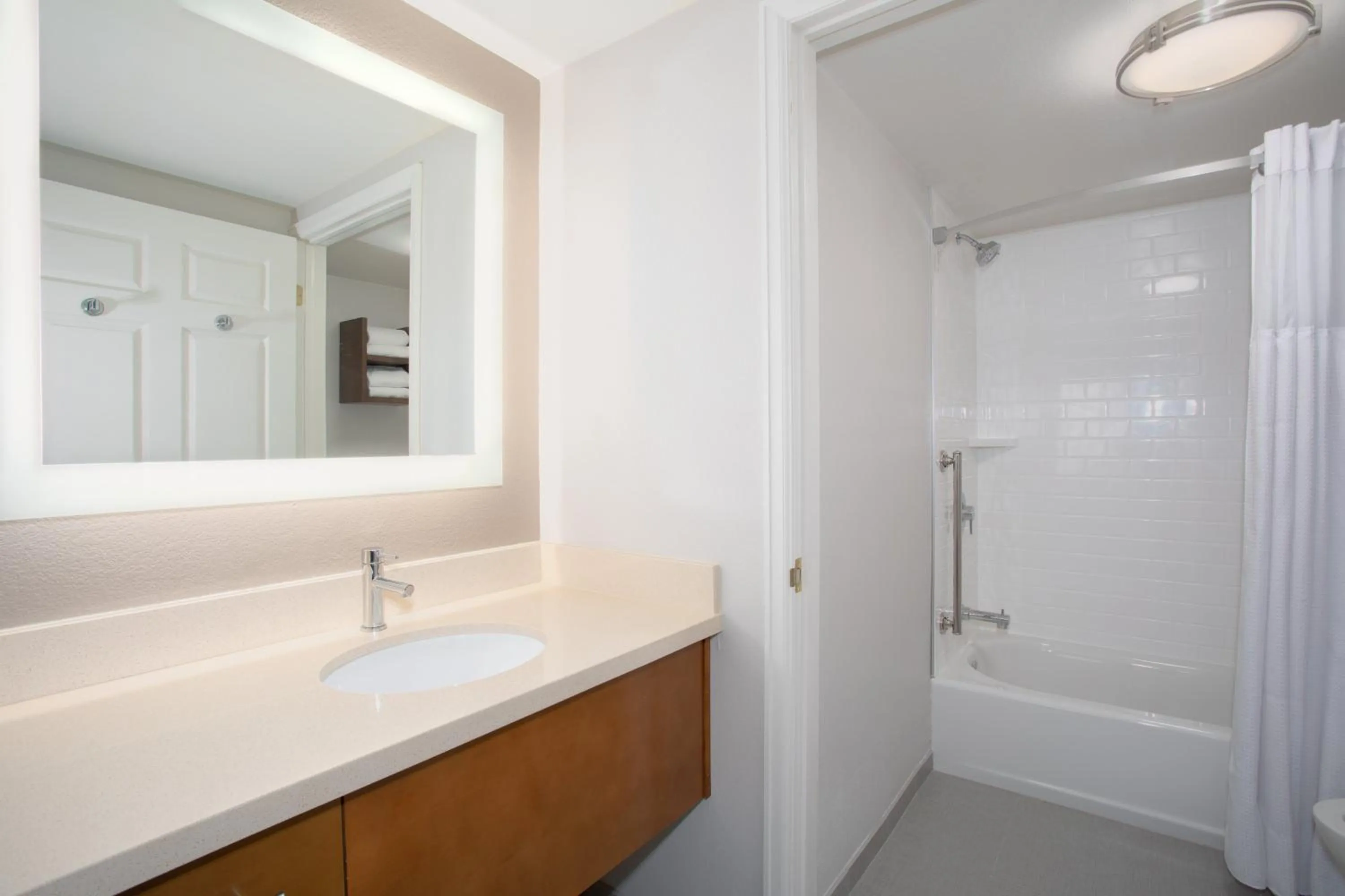 Studio Queen Suite with Accessible Roll-In Shower in Staybridge Suites Denver International Airport by IHG