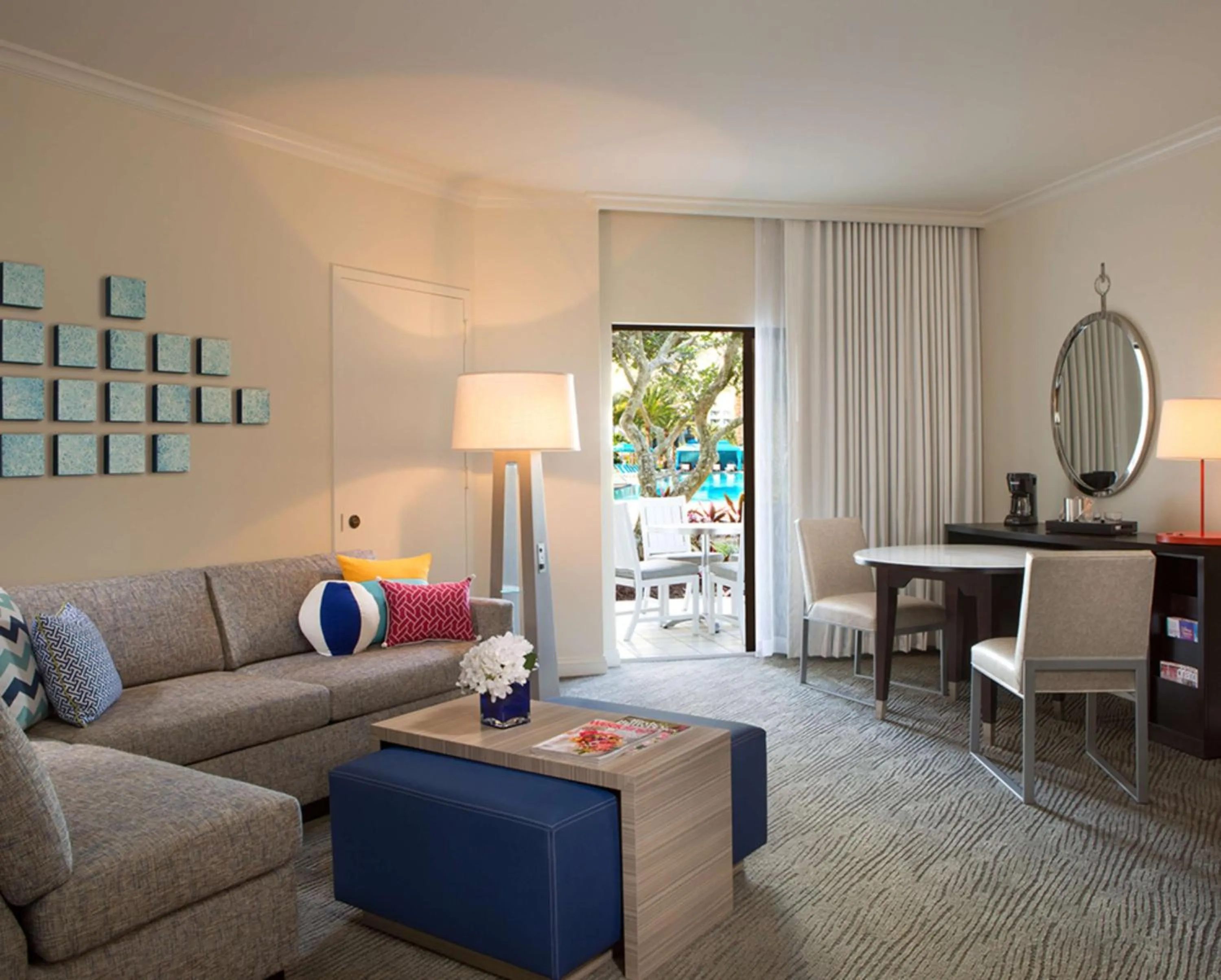 One-Bedroom King Suite - Mobility and Hearing Access in Hilton Orlando Buena Vista Palace - Disney Springs Area