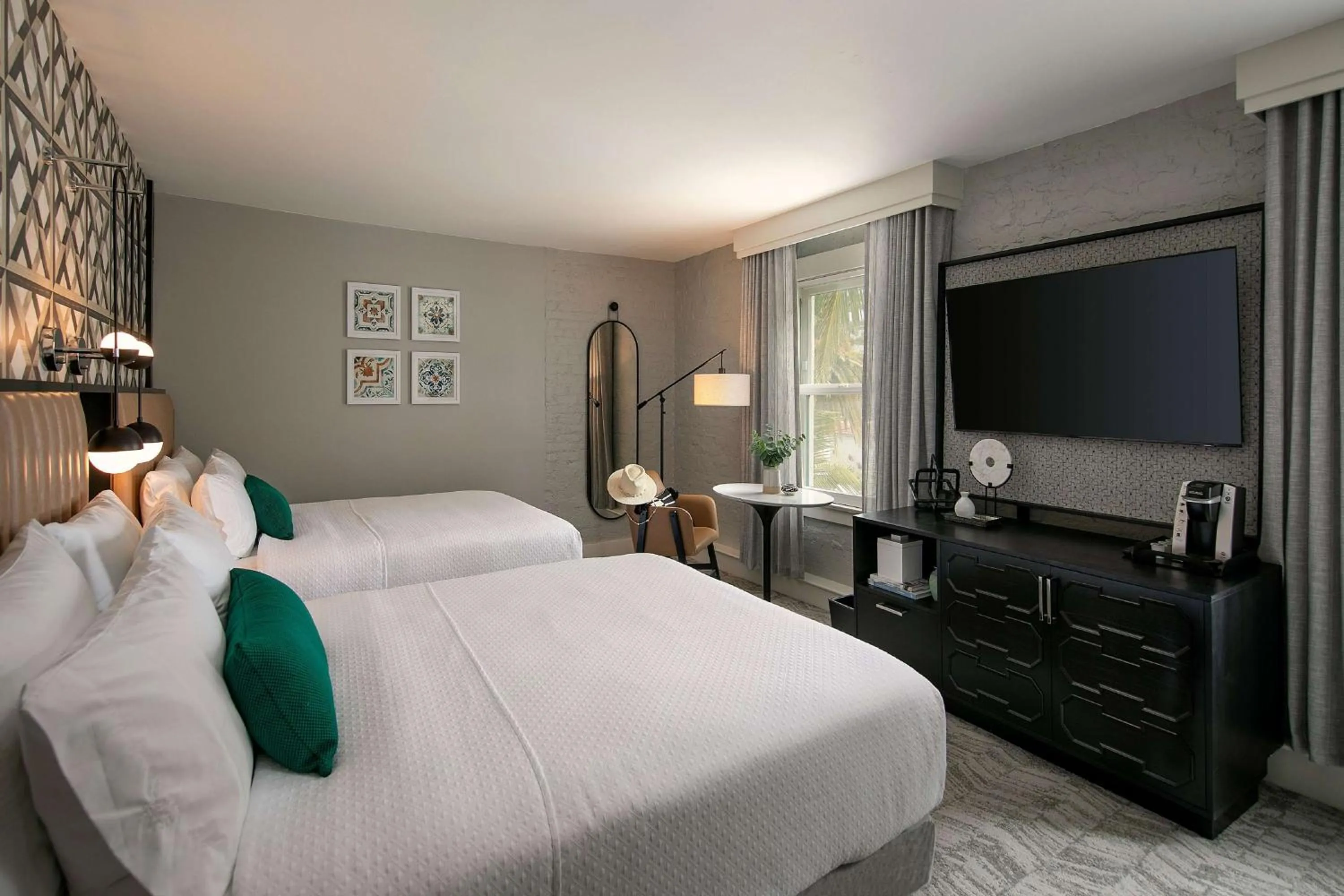 Queen Room with Two Queen Beds - Hearing Access in Hotel Virginia Santa Barbara, Tapestry Collection by Hilton