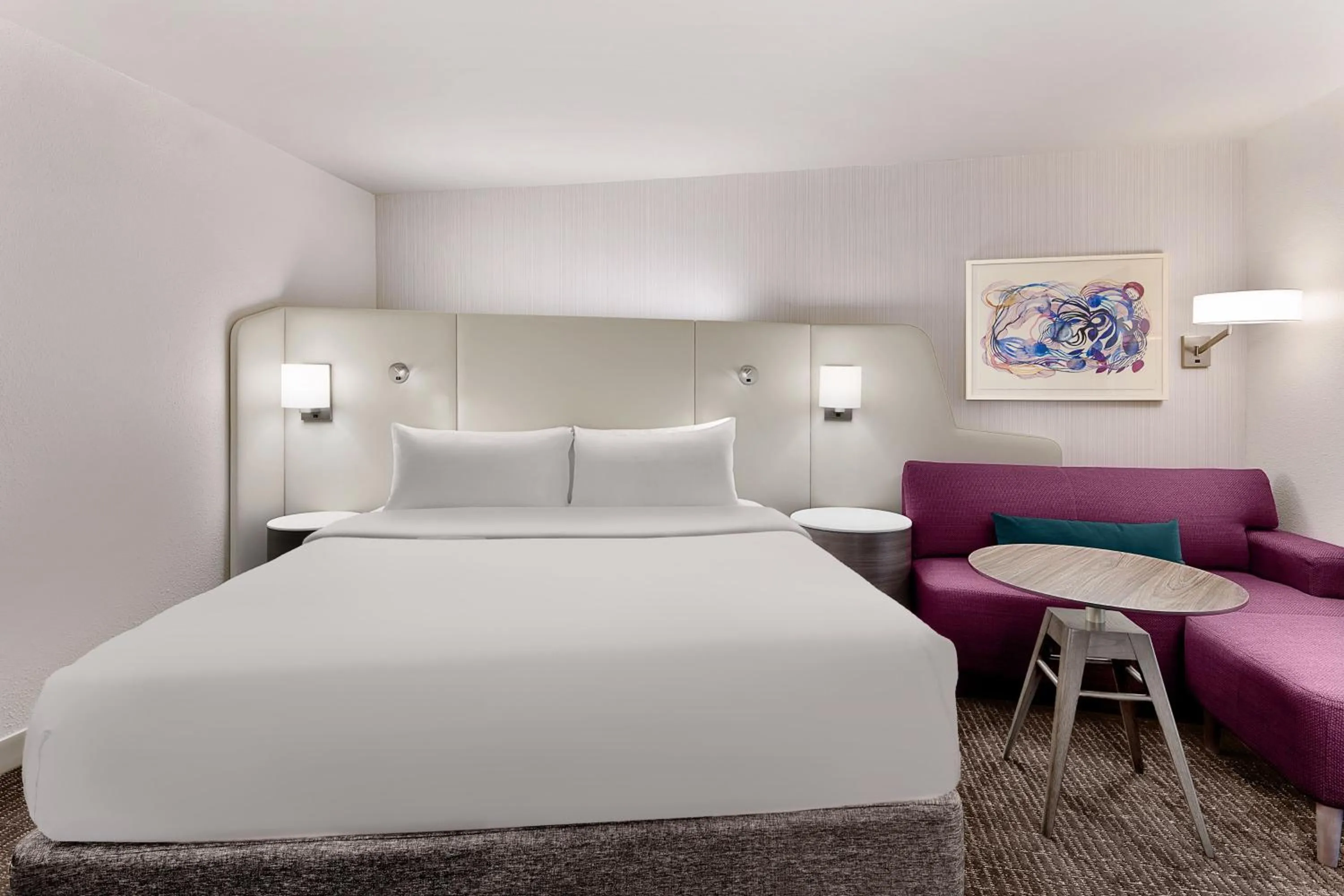 Standard King Room with Mobility Accessible Roll-In Shower in Crowne Plaza Atlanta Perimeter at Ravinia by IHG