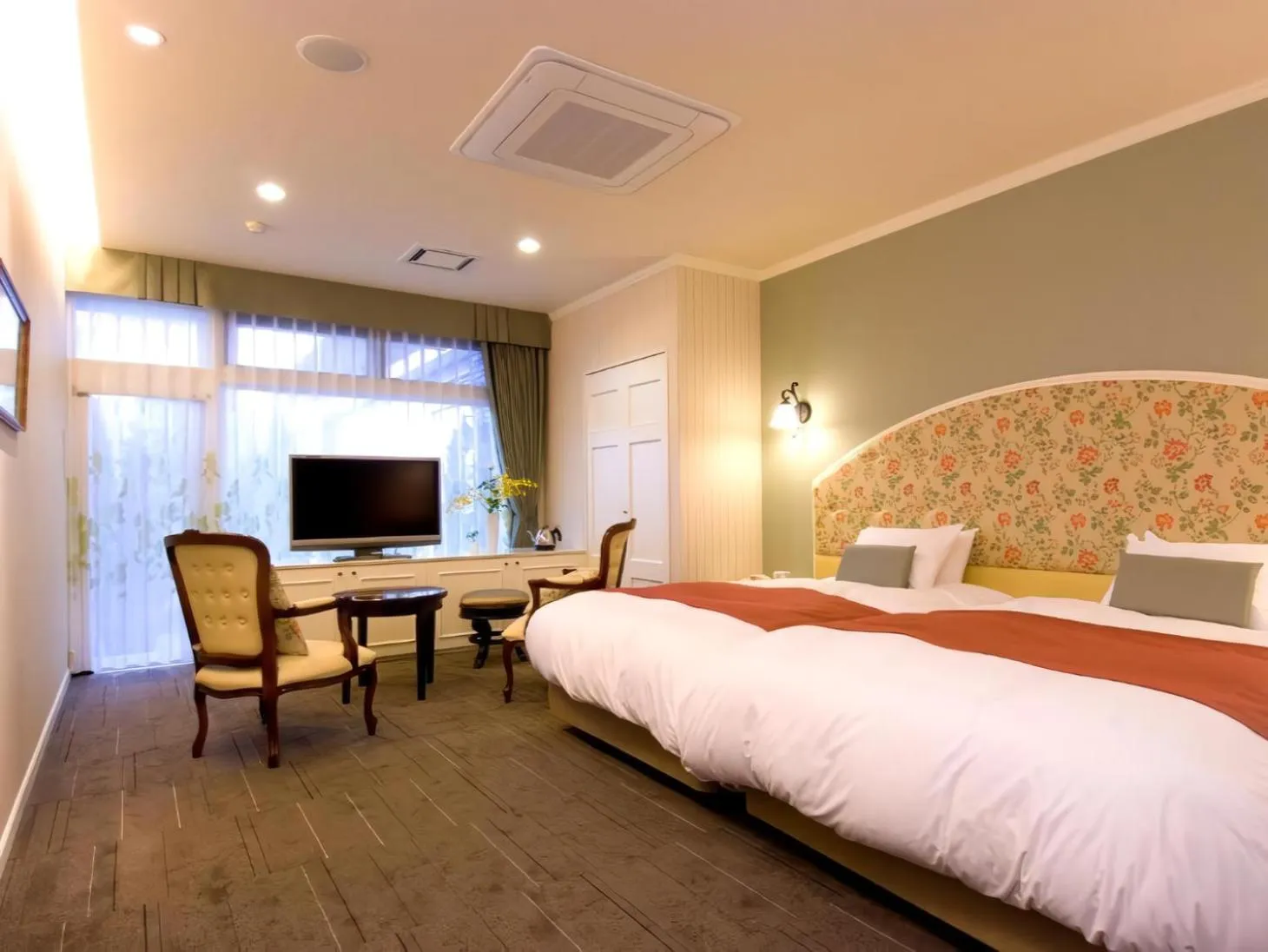 Twin Room with Terrace in Wellness Forest Nasu