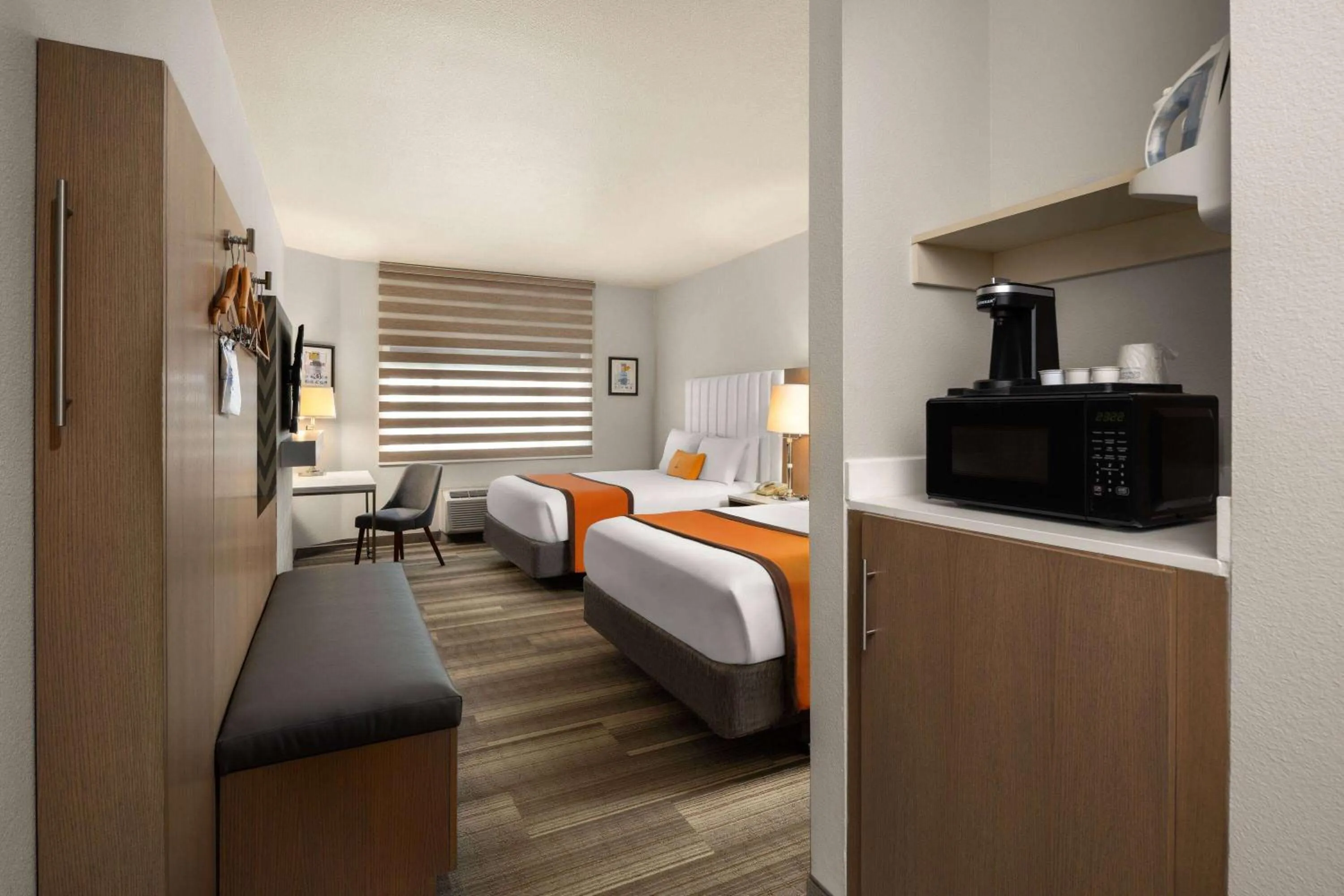 Queen Room with Two Queen Beds - Non-Smoking in Hotel Marguerite South Anaheim - Garden Grove, Trademark Collection by Wyndham