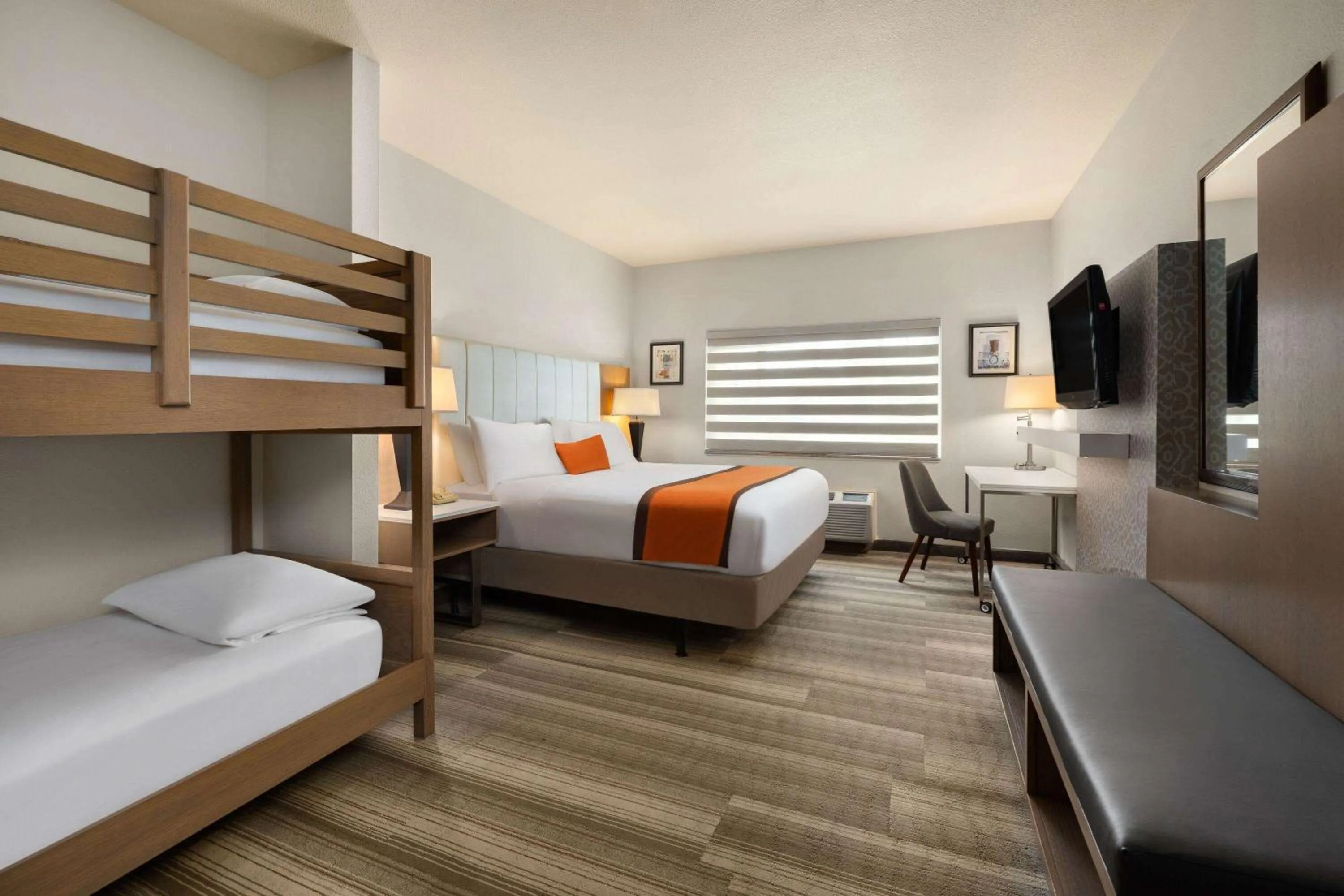 1 King Bed, 1 Bunk Bed, Family Room, Non-Smoking in Hotel Marguerite South Anaheim - Garden Grove, Trademark Collection by Wyndham