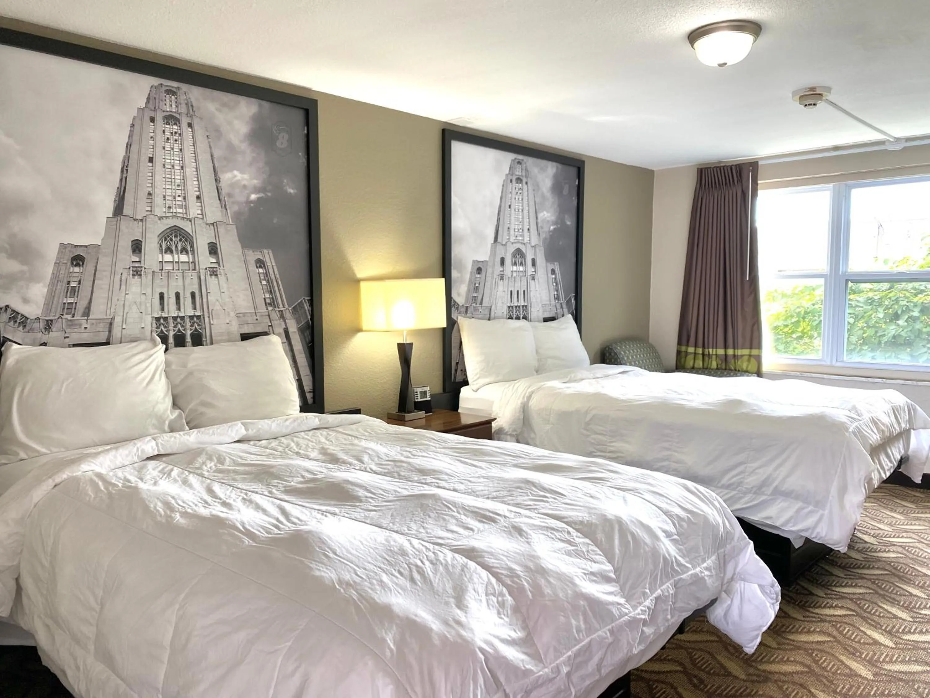 Standard Room with Two Full Beds - Smoking in Super 8 by Wyndham Greensburg