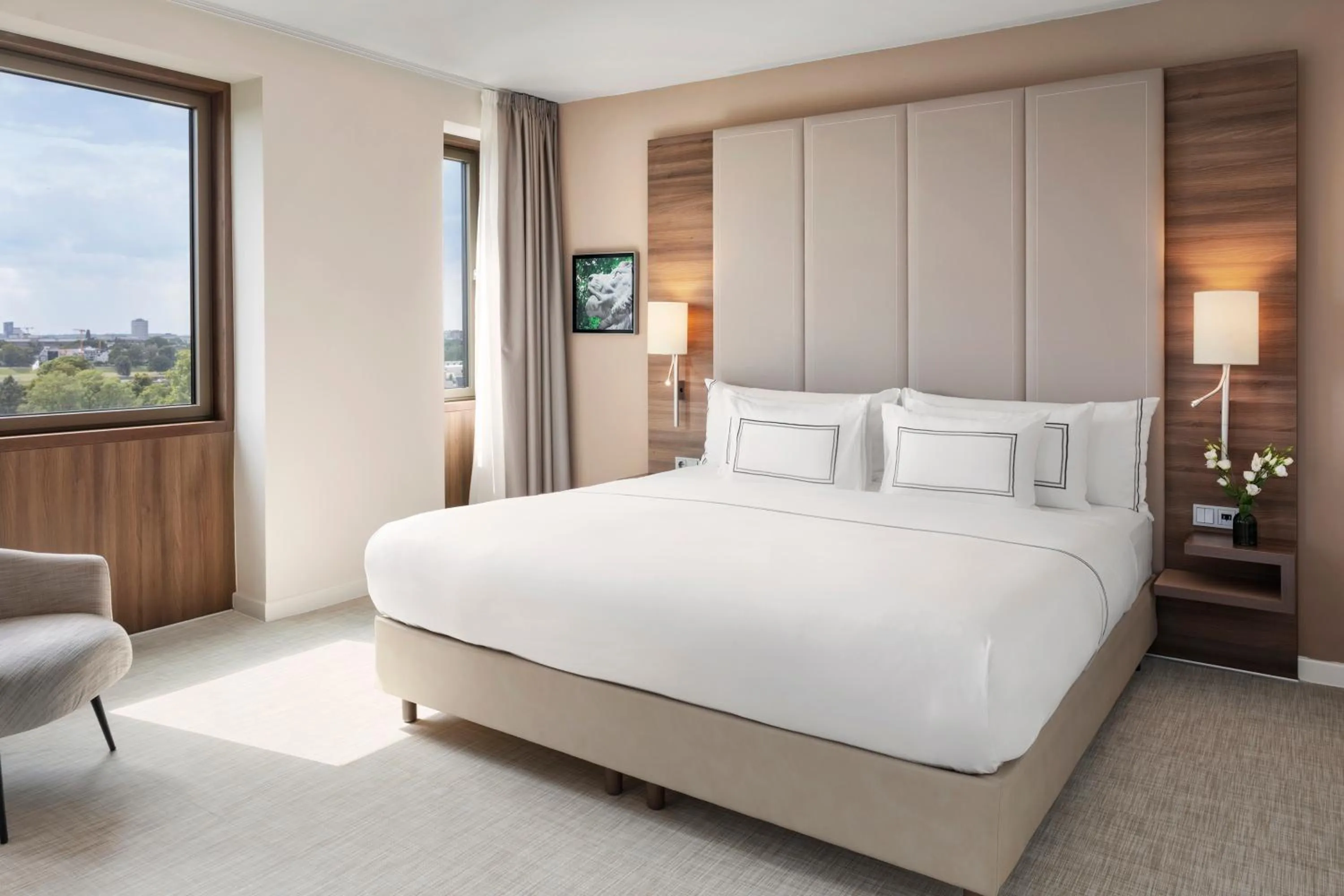 The Level Room with Executive Lounge Access in Meliá Düsseldorf