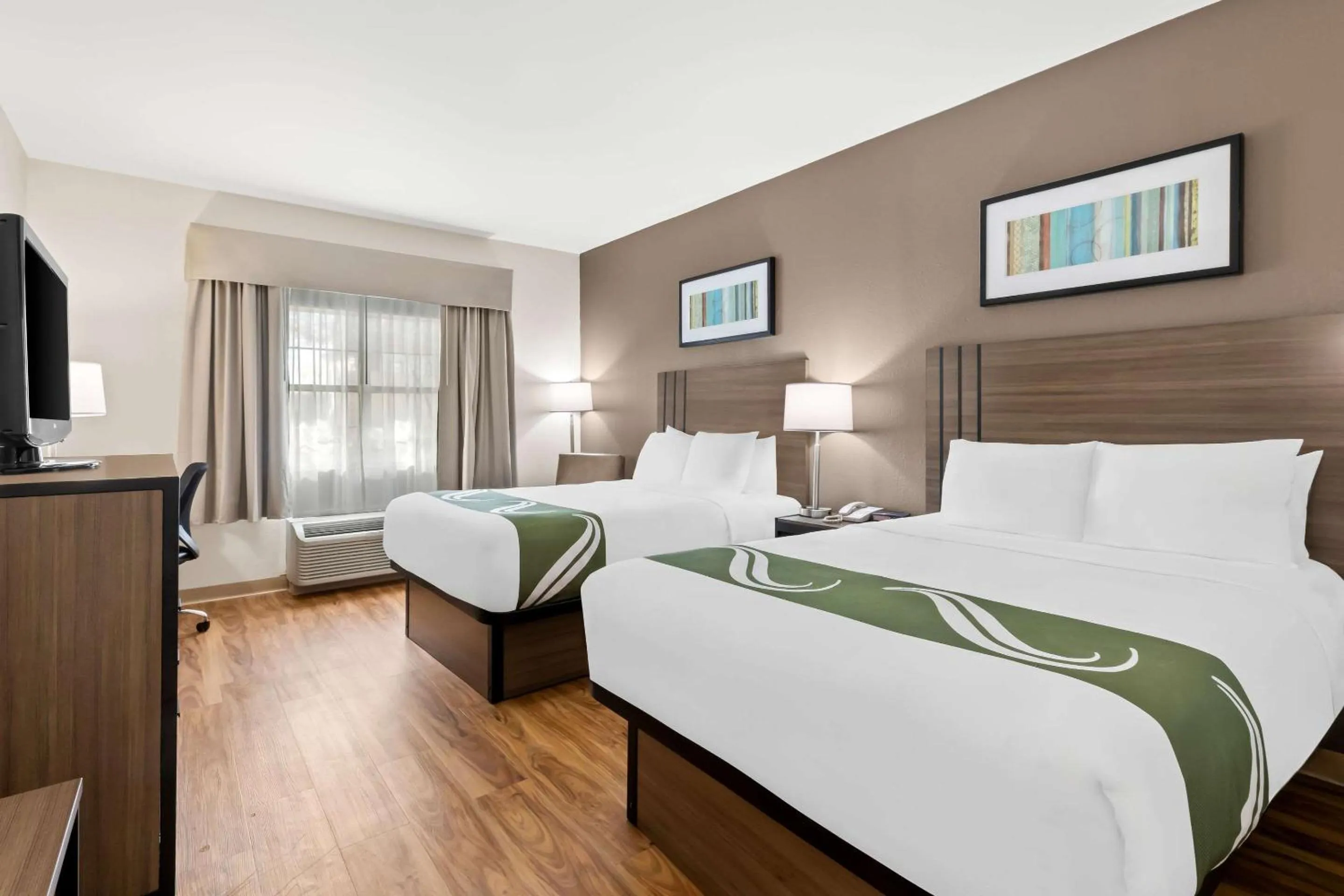 Queen Room with Two Queen Beds - Non-Smoking in Quality Inn Fayetteville Near Historic Downtown Square