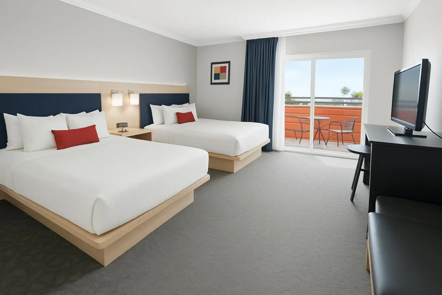 2 Queen Beds with Balcony in The Live Hotel