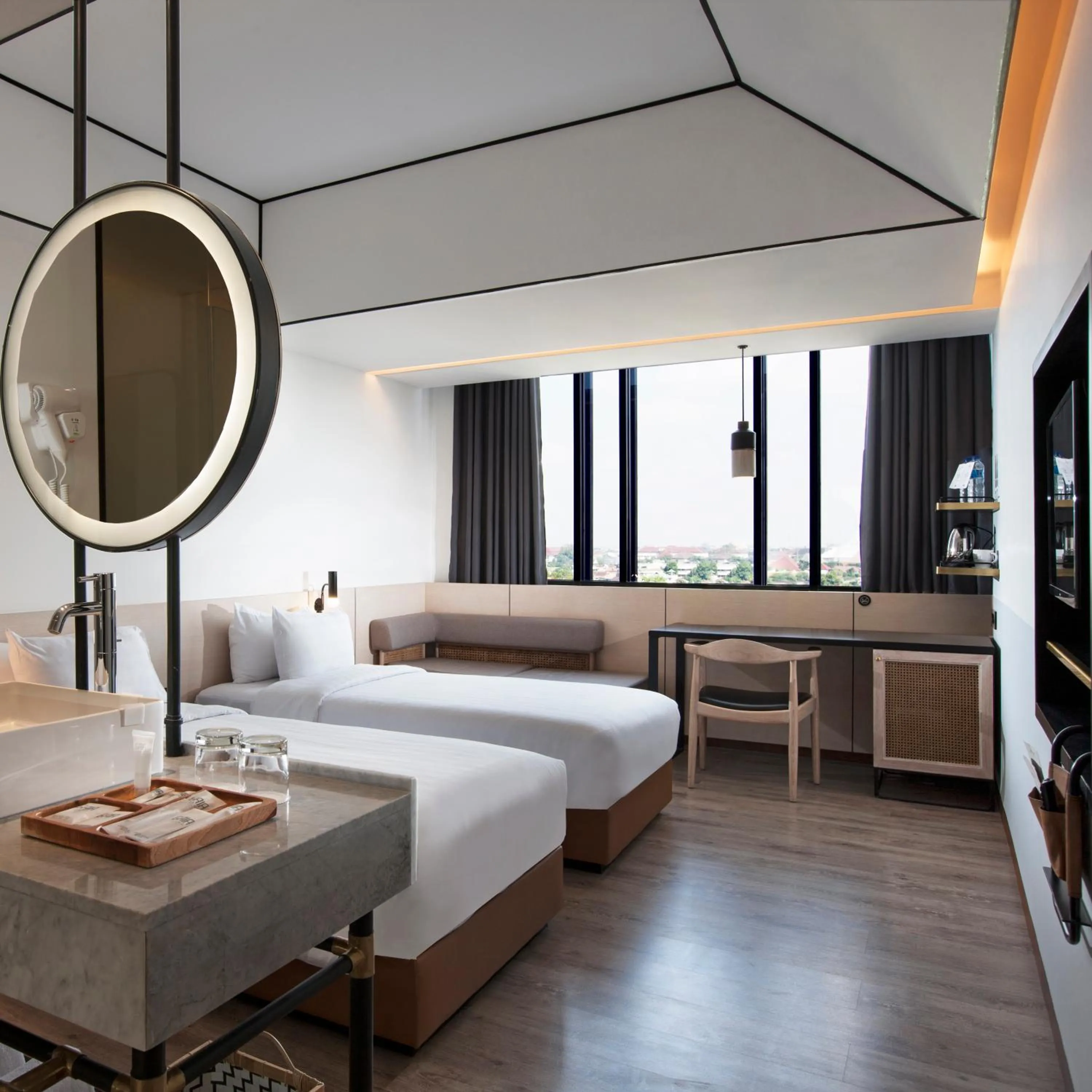 Deluxe Twin Room in GAIA Cosmo Hotel