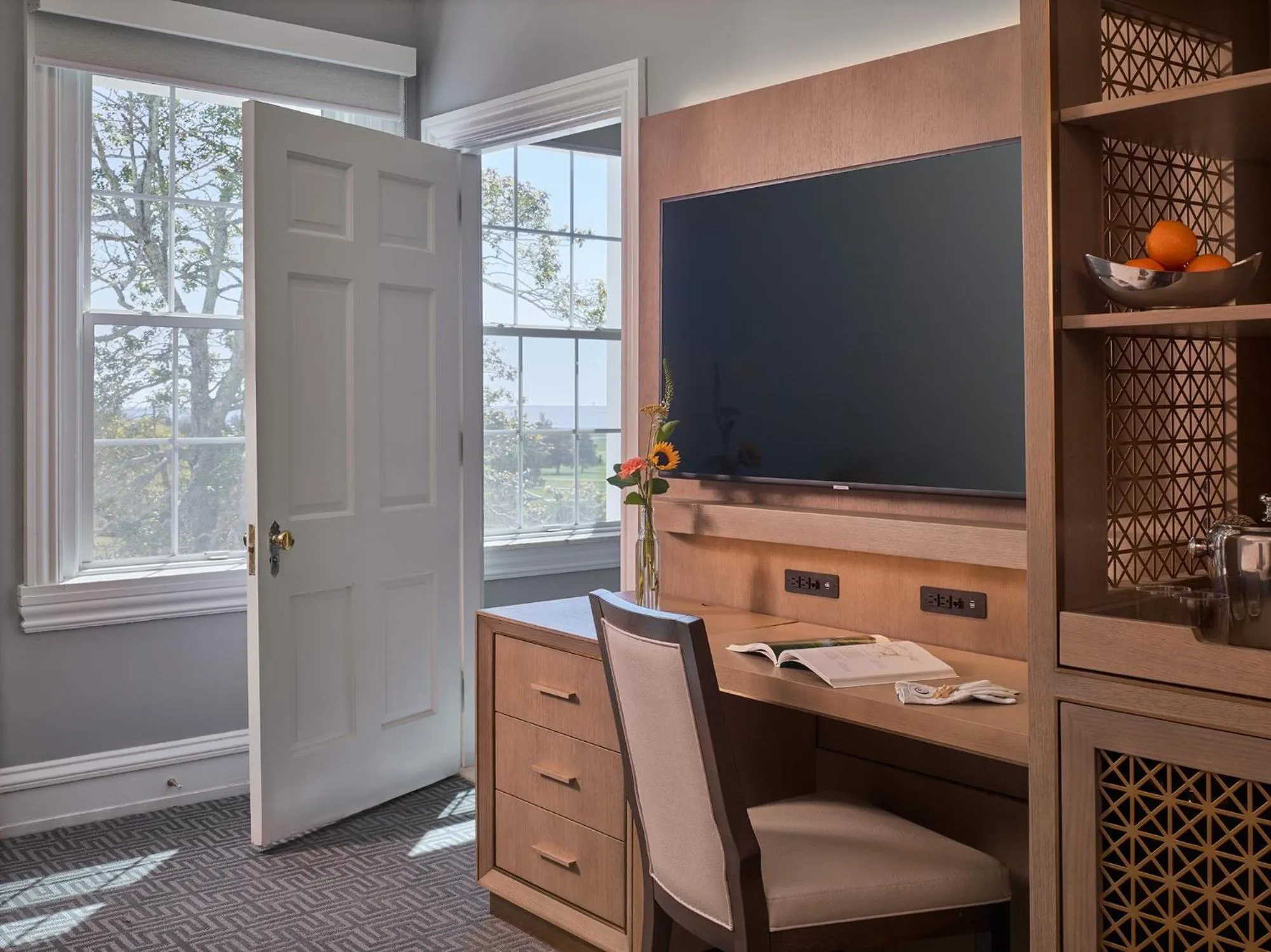 King Room with Bay Course View in Seaview, A Dolce Hotel