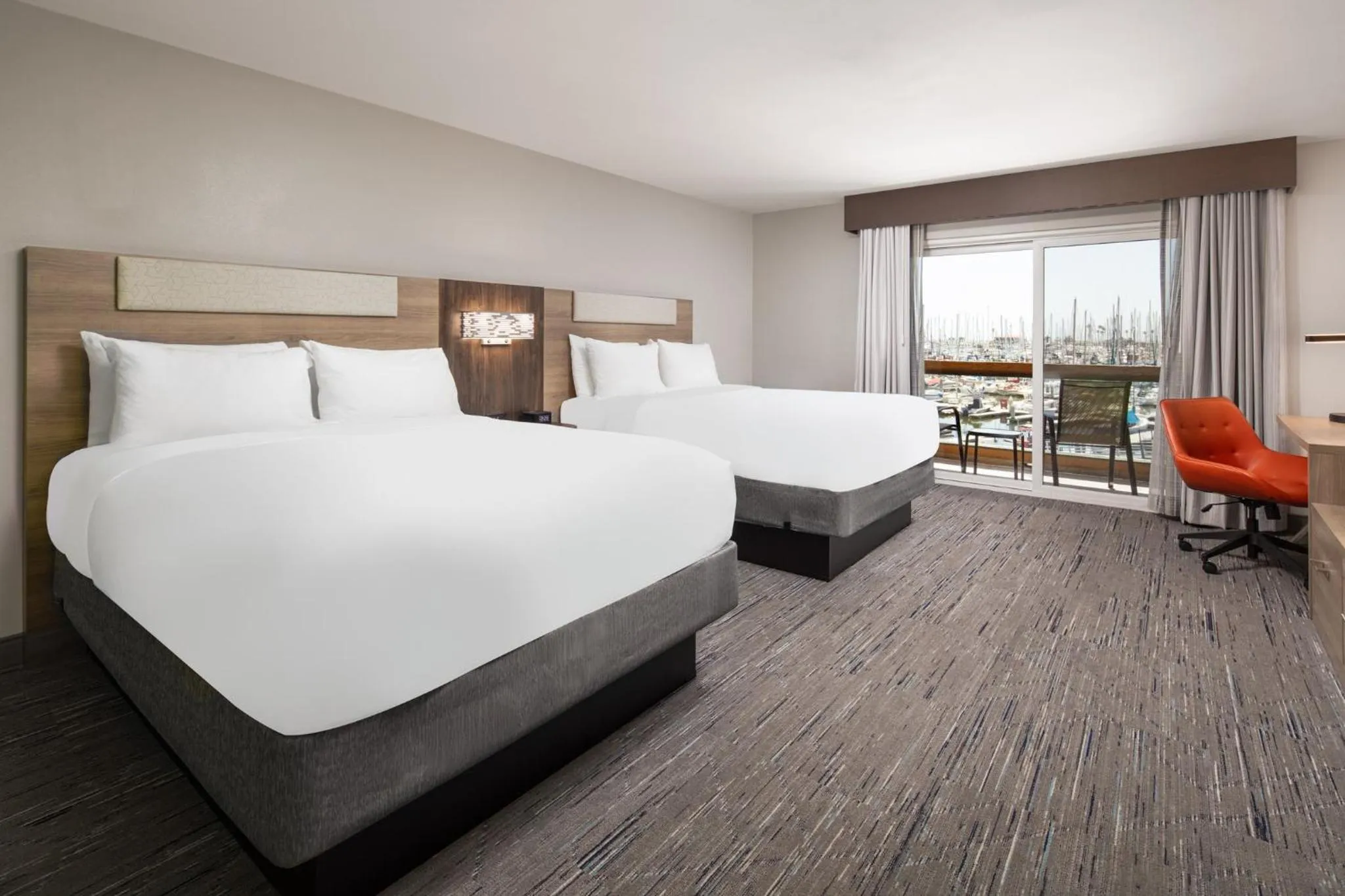Queen Room with Two Queen Beds and Harbor View in Holiday Inn Express Hotel & Suites Ventura Harbor by IHG