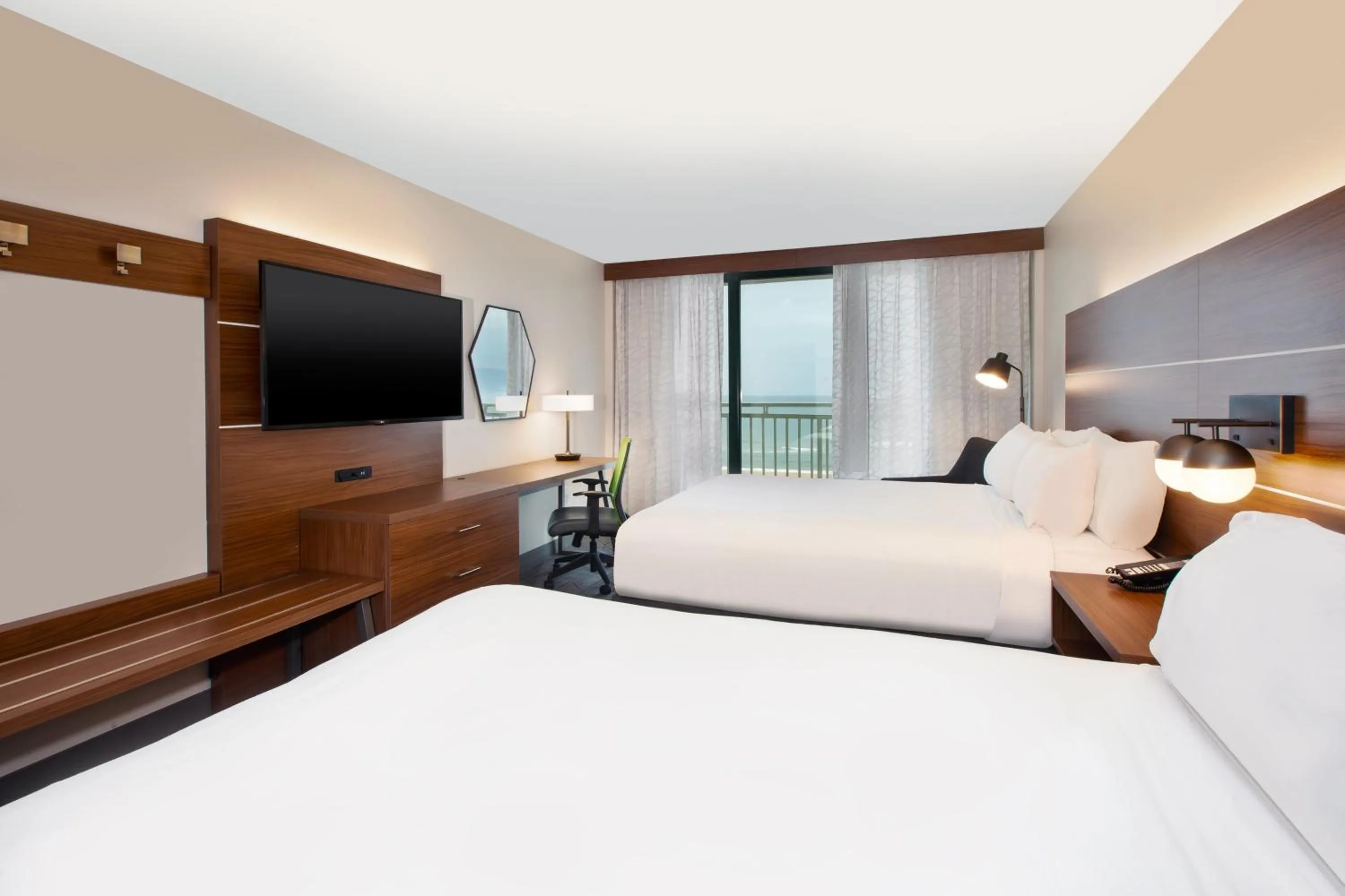 Standard Room with Two Queen Beds in Holiday Inn Express & Suites VA Beach Oceanfront by IHG