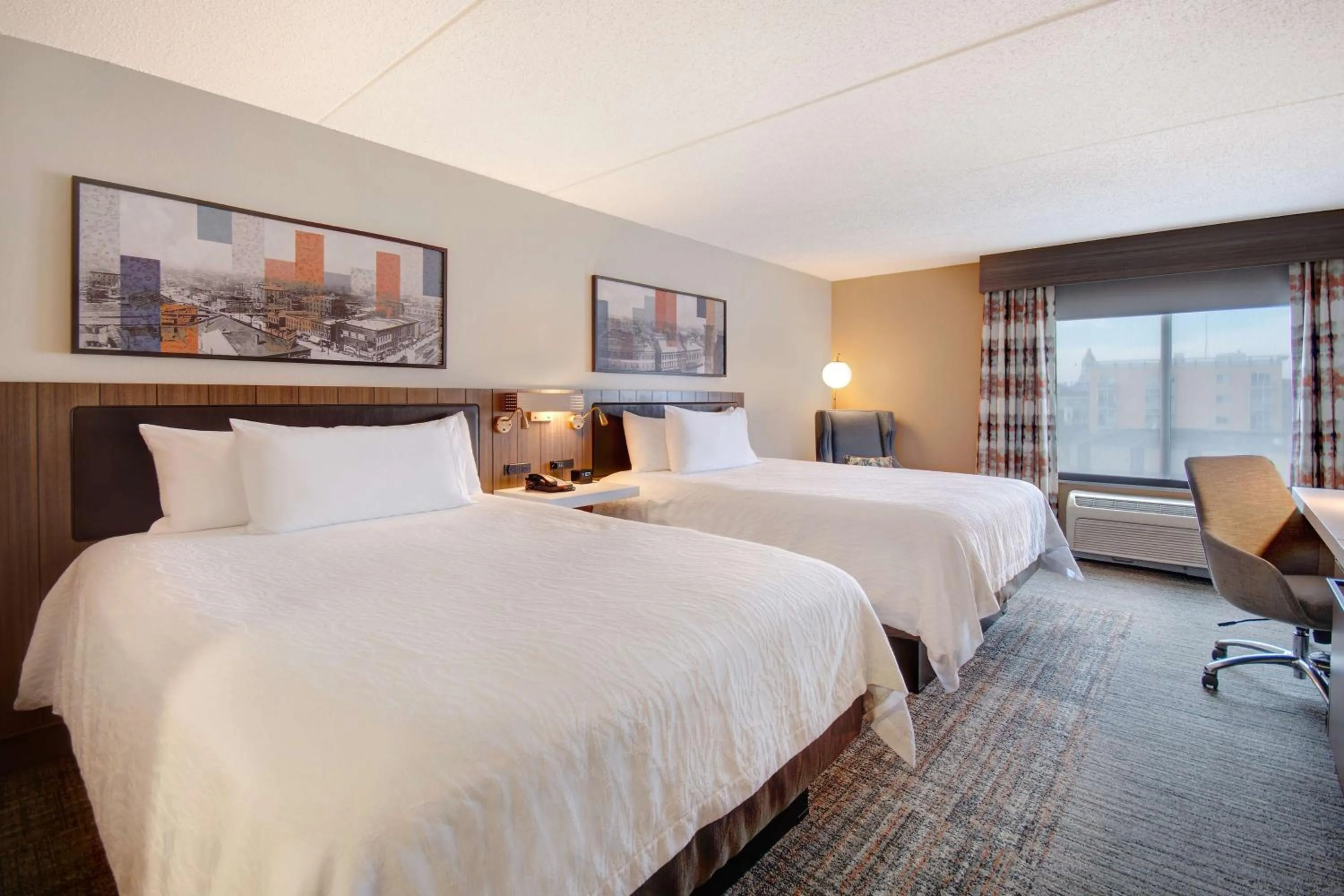 Queen Room with Two Queen Beds in Hilton Garden Inn Terre Haute