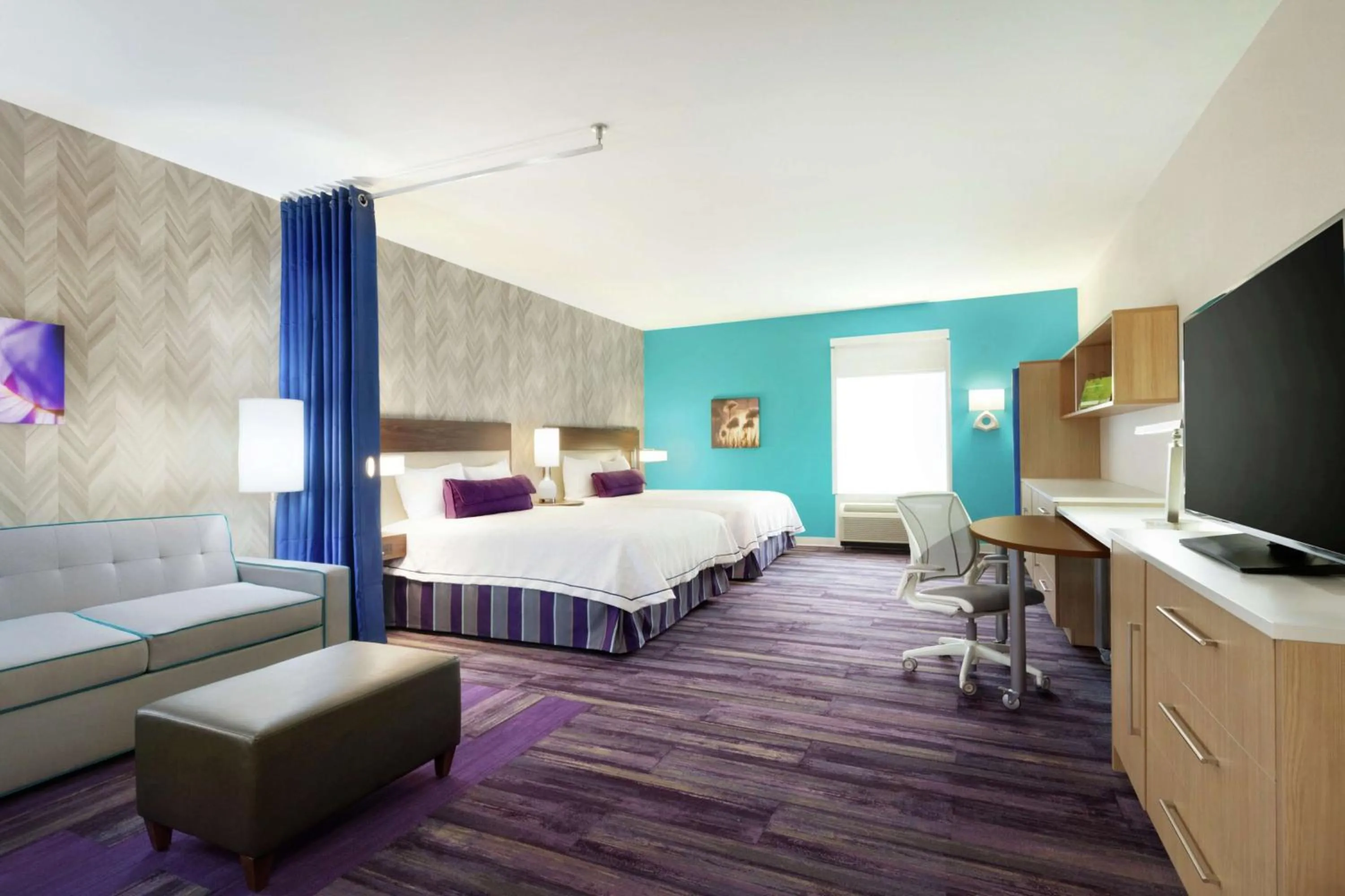 Queen Studio with Two Queen Beds - Mobility and Hearing Access/Non-Smoking in Home2 Suites by Hilton West Monroe