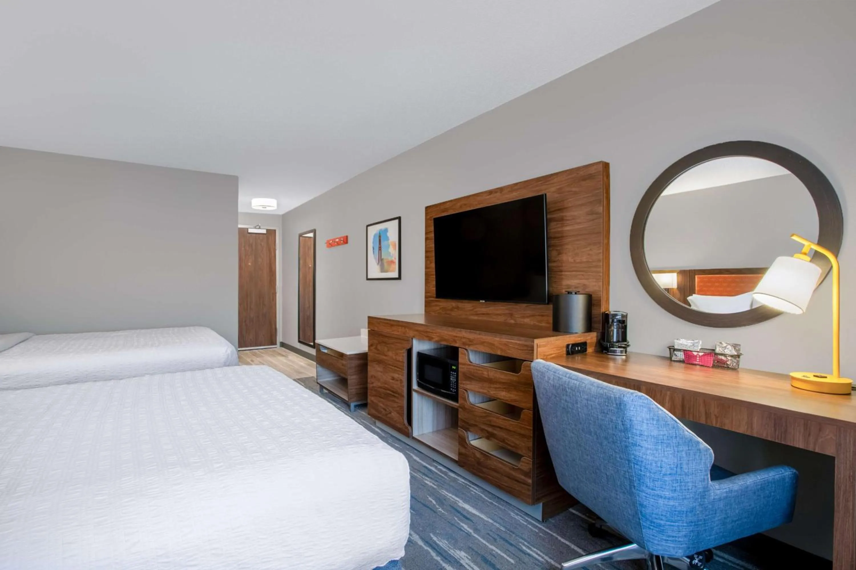 Room with Two Queen Beds - Non-Smoking in Hampton Inn & Suites Muncie