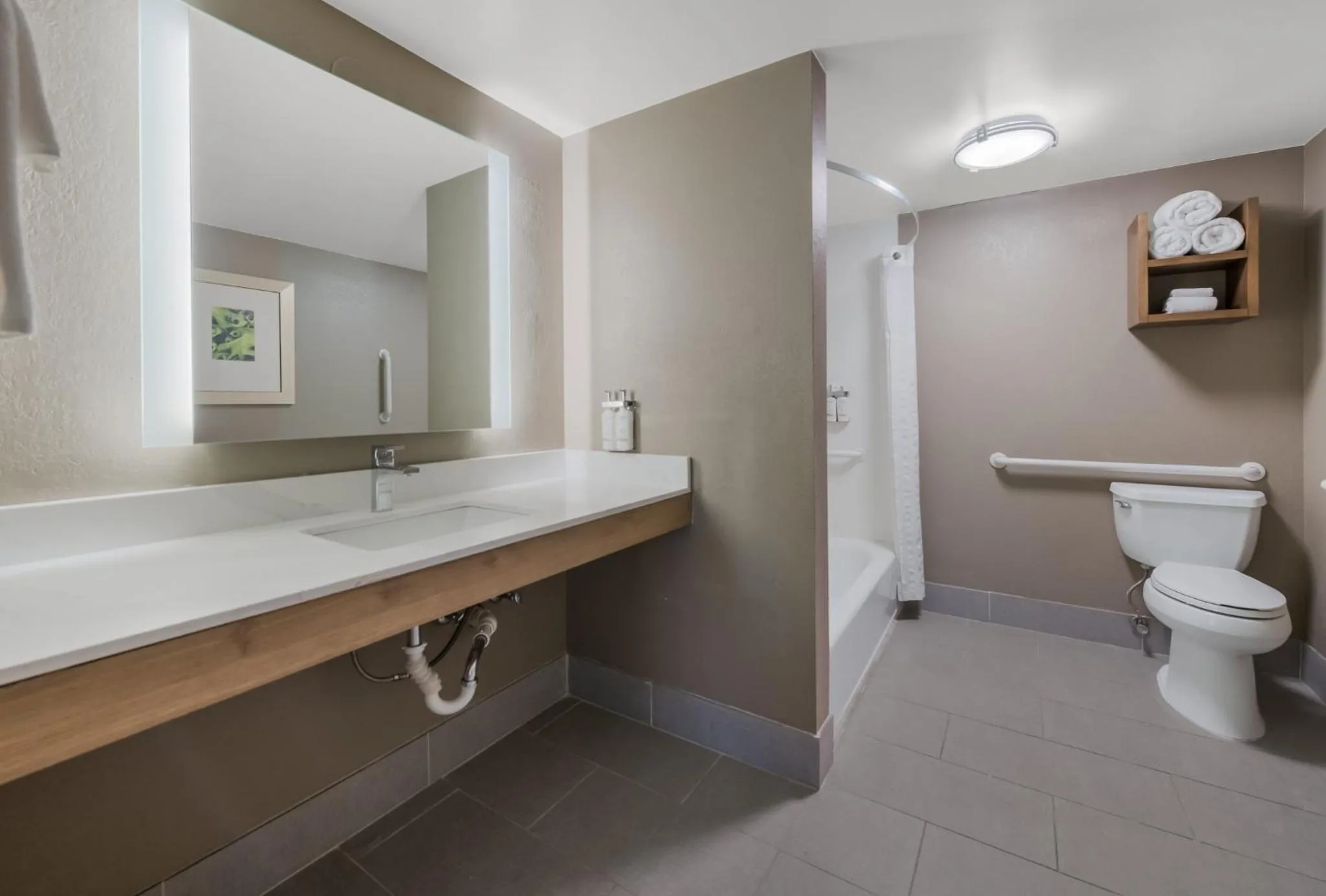 One-Bedroom King Suite with Communications Accessible Tub in Staybridge Suites Chesapeake-Virginia Beach by IHG