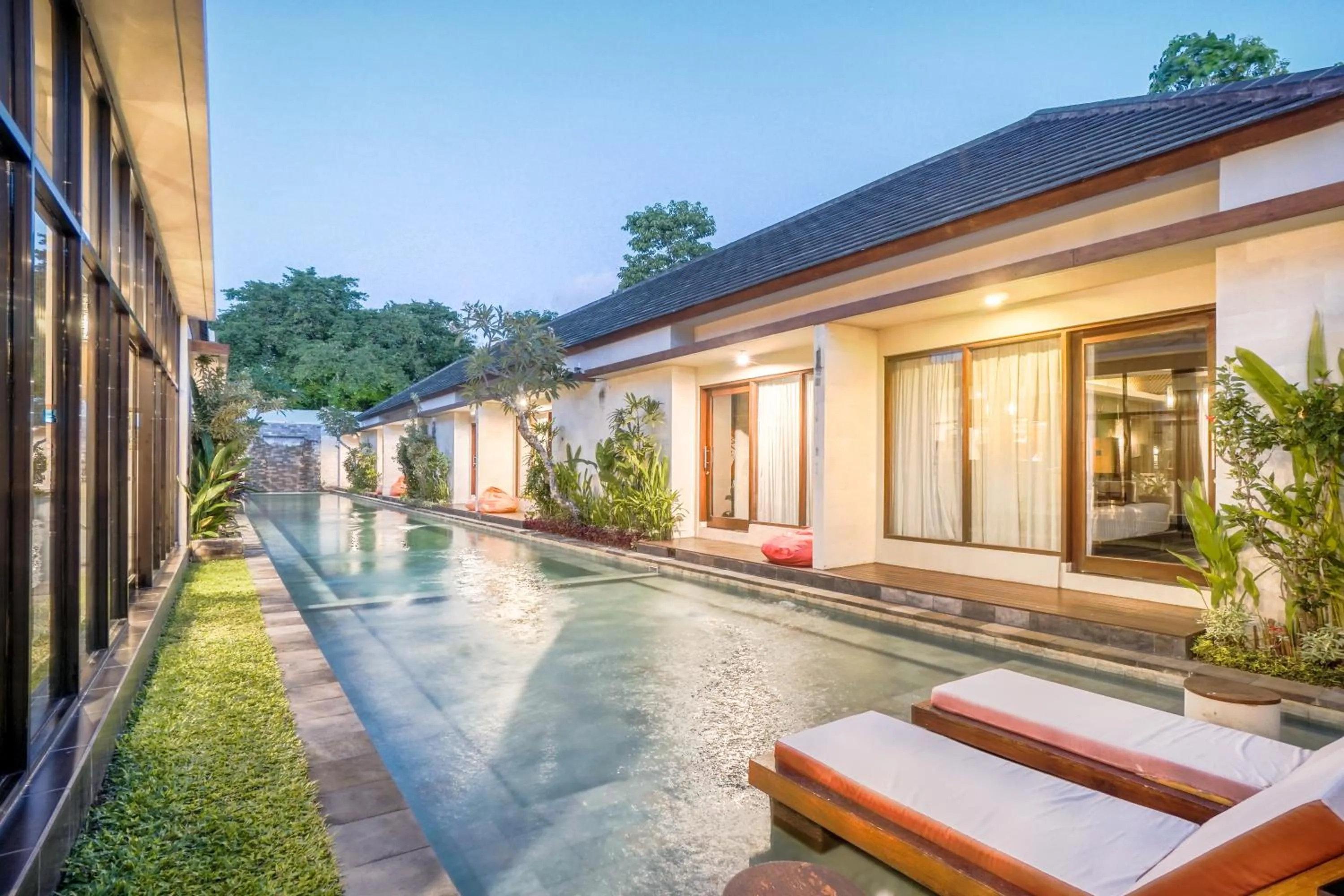Lagoon Pool Access in Gaing Mas Jimbaran Villas by Gaing Mas Group