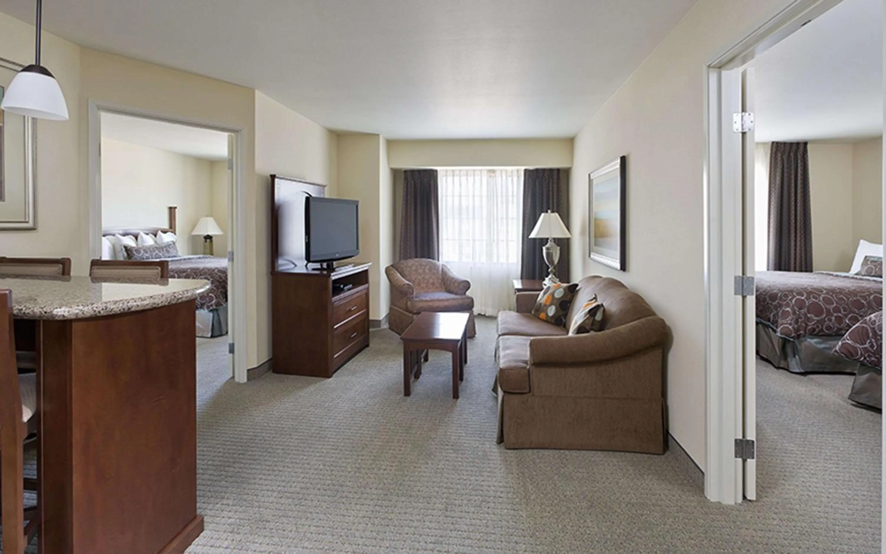 Two-Bedroom Suite with King and Queen Beds in Sonesta ES Suites San Antonio Northwest Medical Center