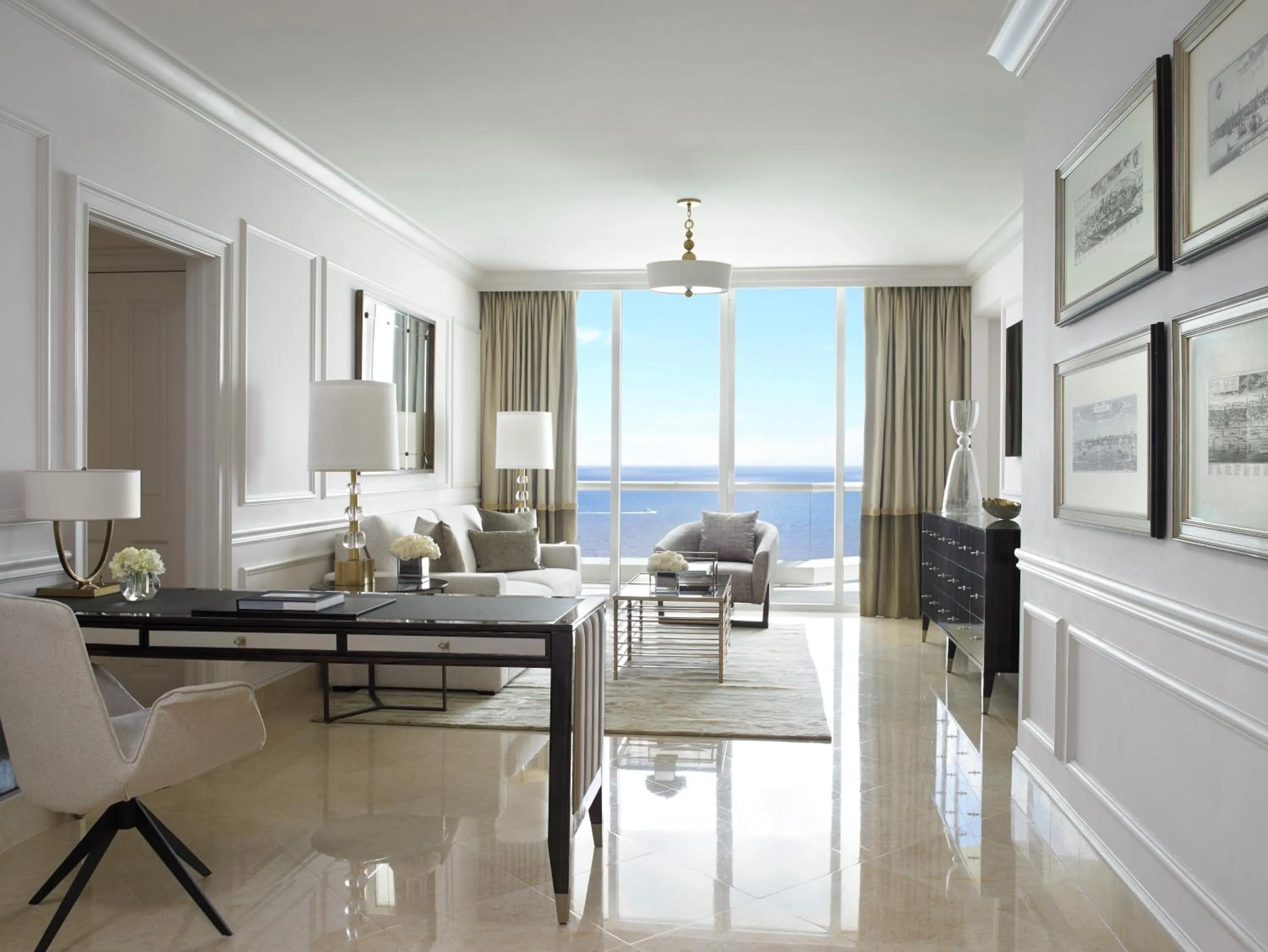 Deluxe Two-Bedroom King Suite - Oceanfront - No Resort Fee in Acqualina Resort and Residences