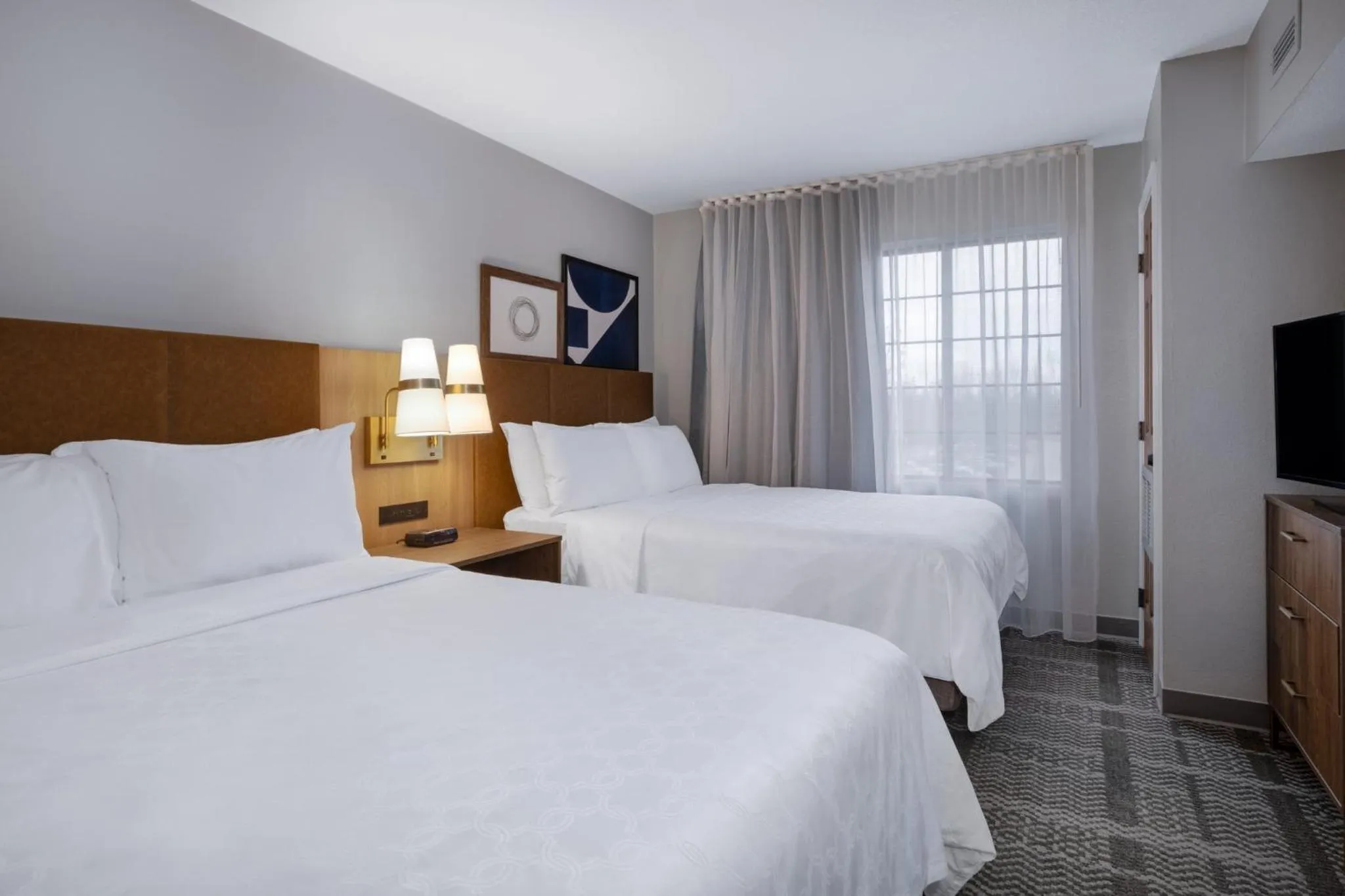 Two-Bedroom Suite with One Queen Bed and Two Double Beds - Non-Smoking in Staybridge Suites Columbus-Dublin by IHG