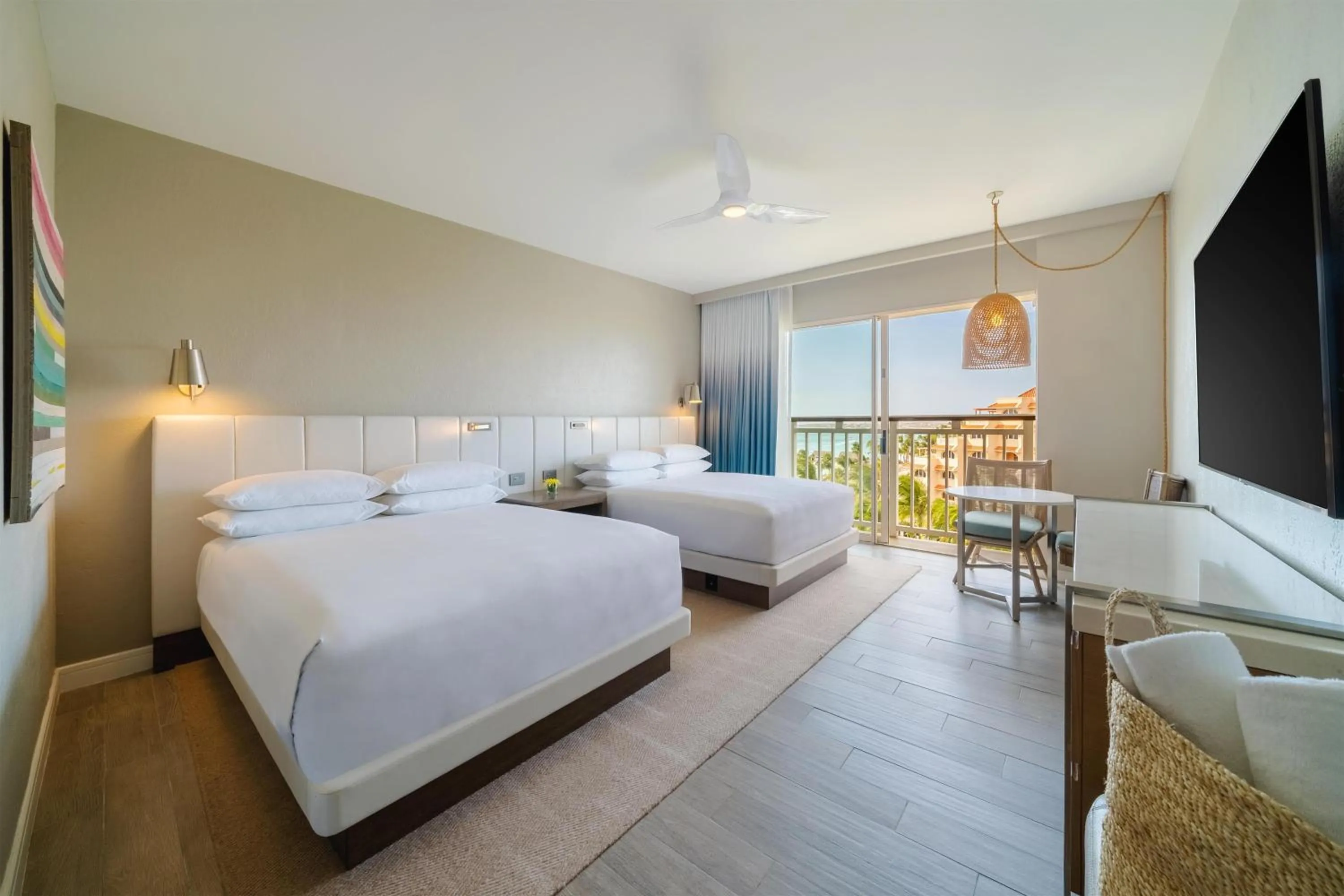 Two Queens Room with Resort And Ocean View in Hyatt Regency Aruba Resort & Casino
