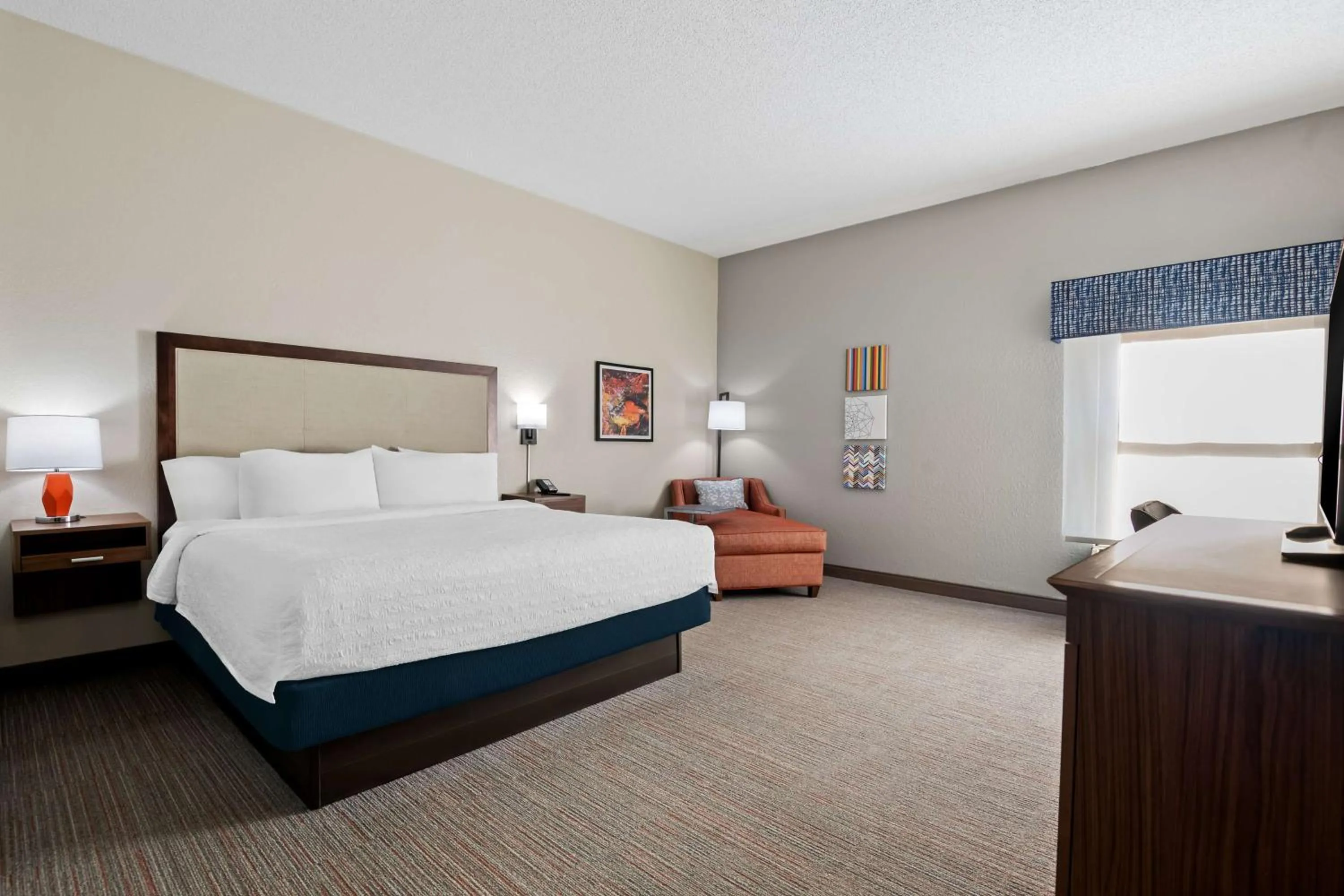 King Room with King Bed - Non-Smoking in Hampton Inn Debary-Deltona