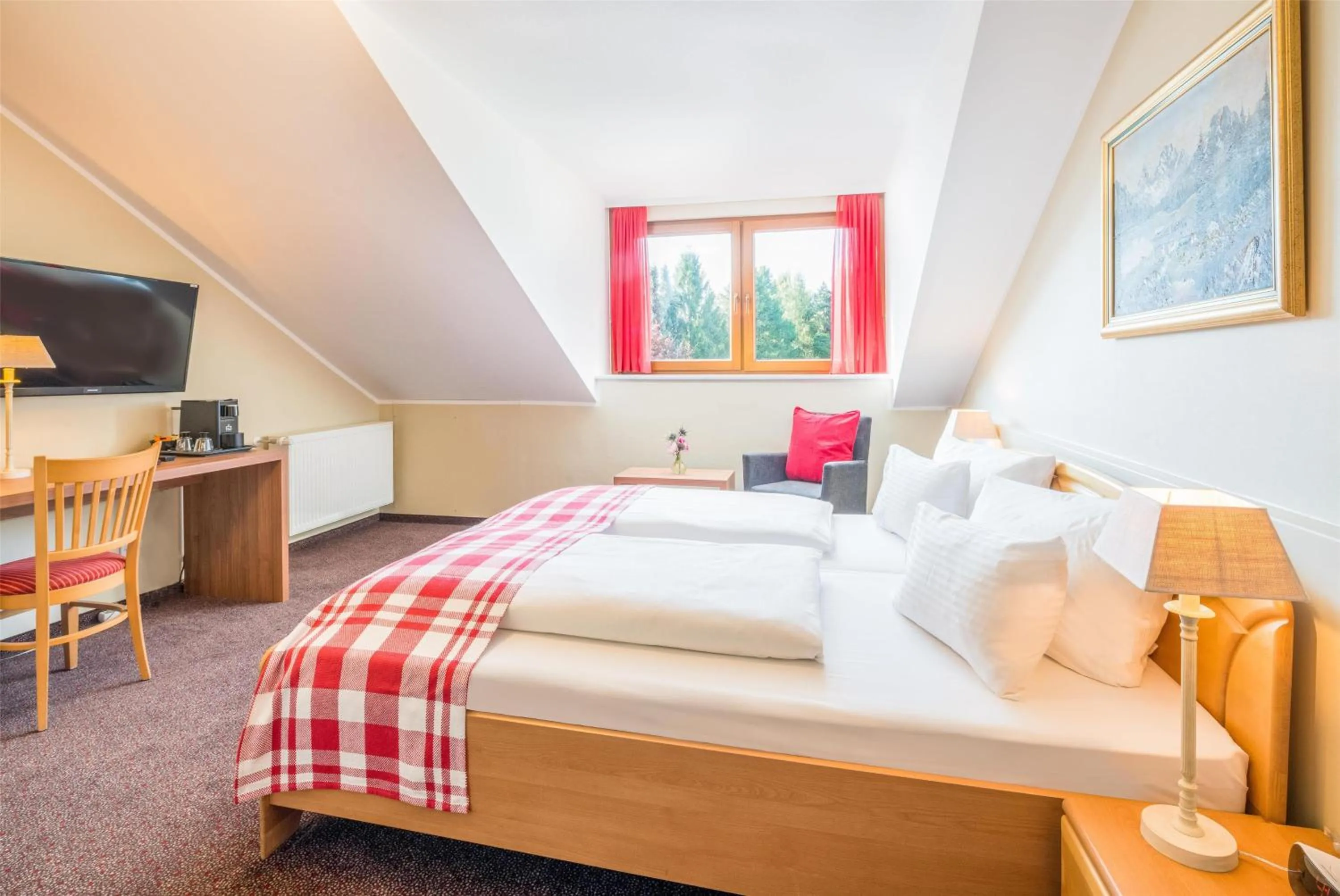Comfort Double Room with Garden View in Best Western Hotel Brunnenhof