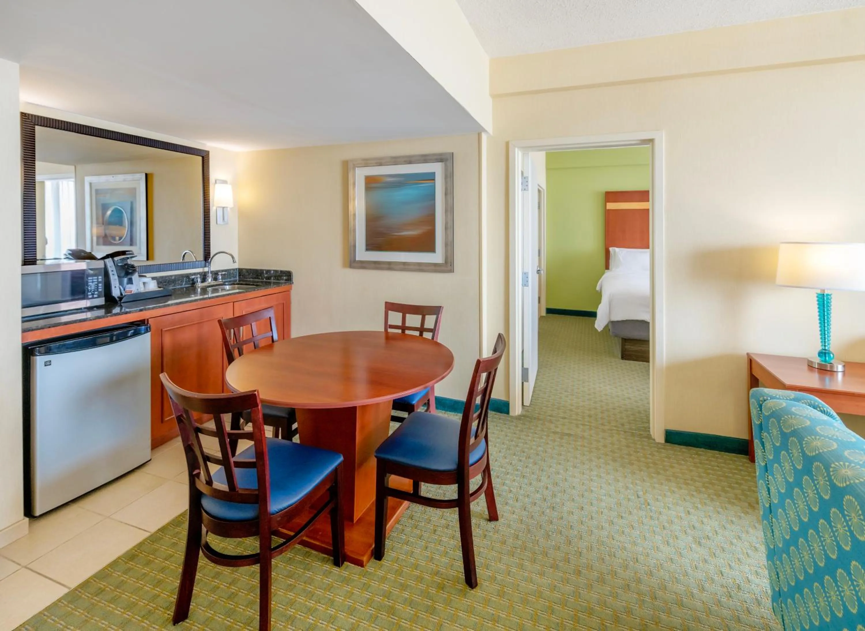 2 Queen Oceanfront Suite with Balcony and pullout sofa in Holiday Inn & Suites Virginia Beach - North Beach by IHG