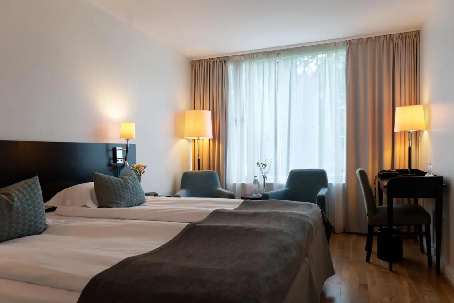 Standard Double Cathedral View in Elite Stadshotellet Västerås