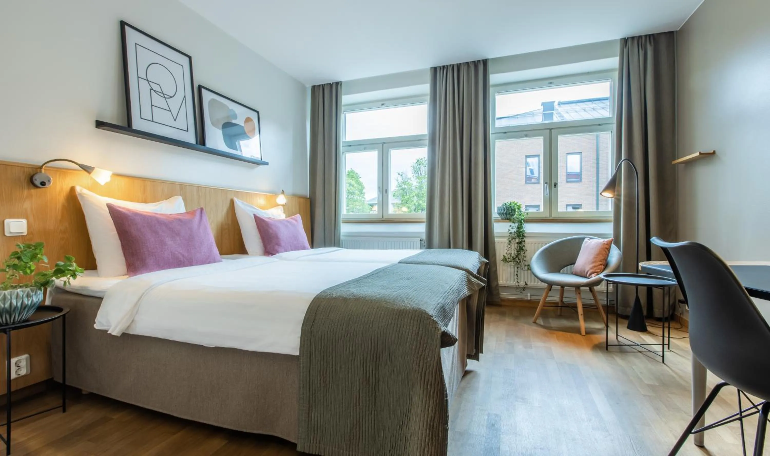 Standard Twin Room in Home Hotel Uppsala