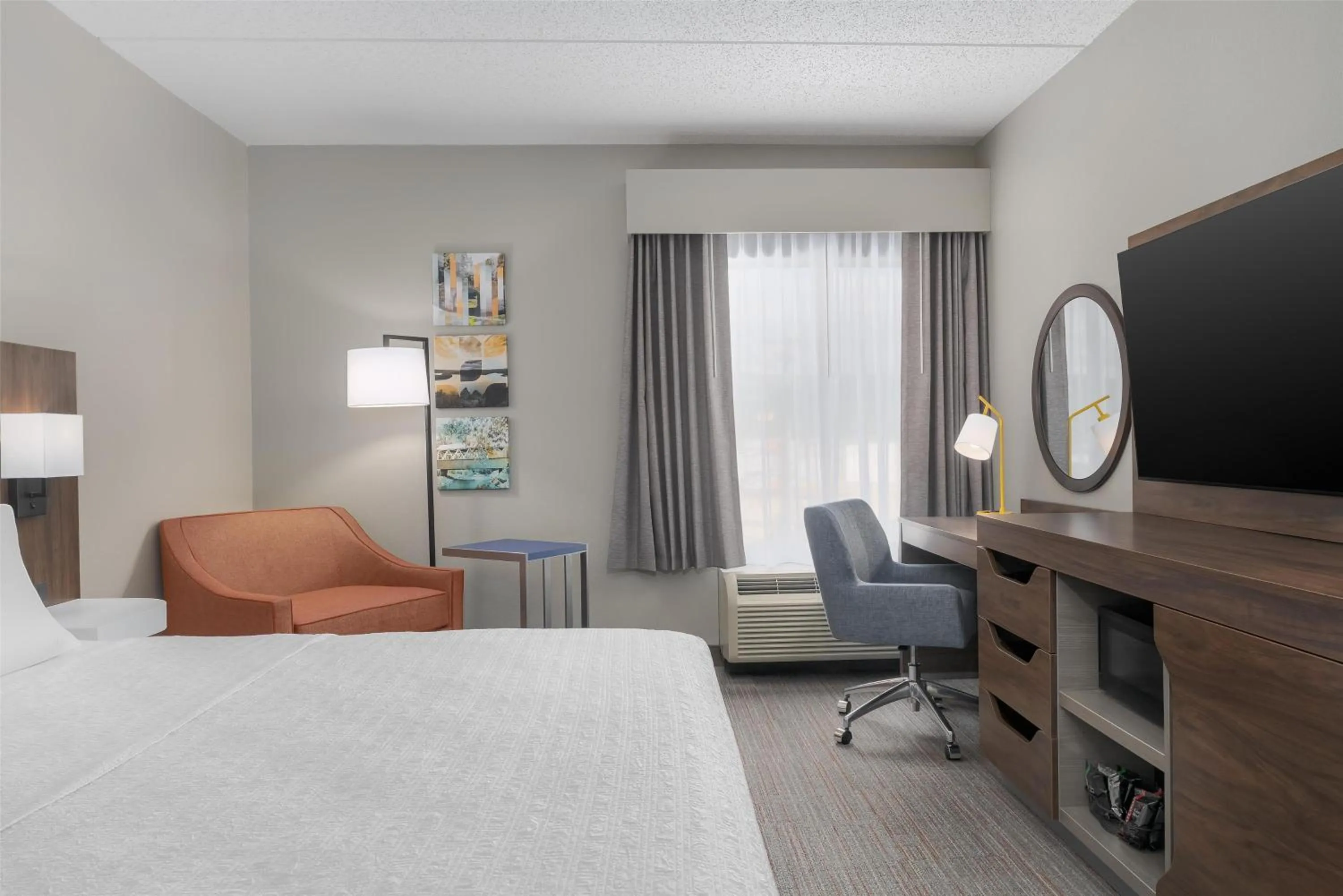 King Room with Bath Tub - Mobility and Hearing Accessible/Non-Smoking in Hampton Inn Altoona