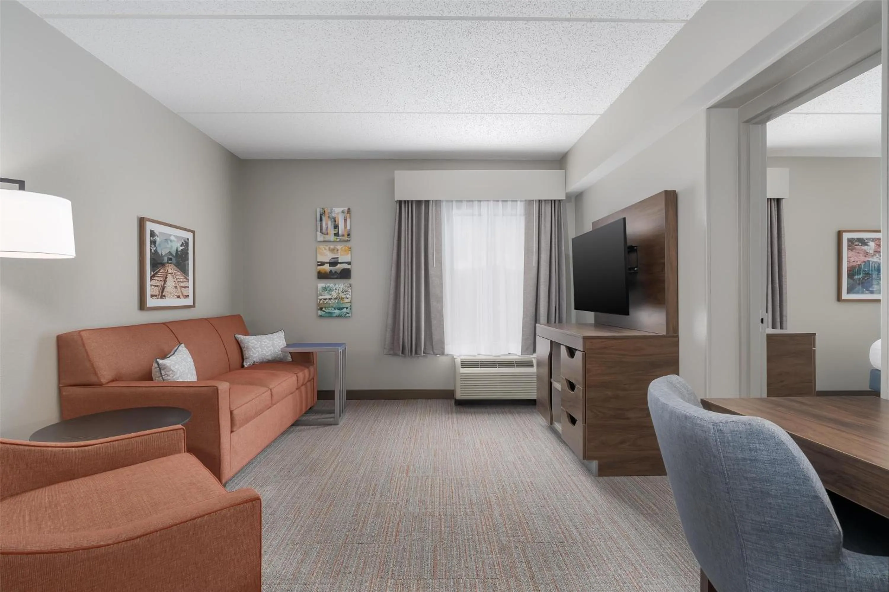 King Studio Suite with City View in Hampton Inn Altoona