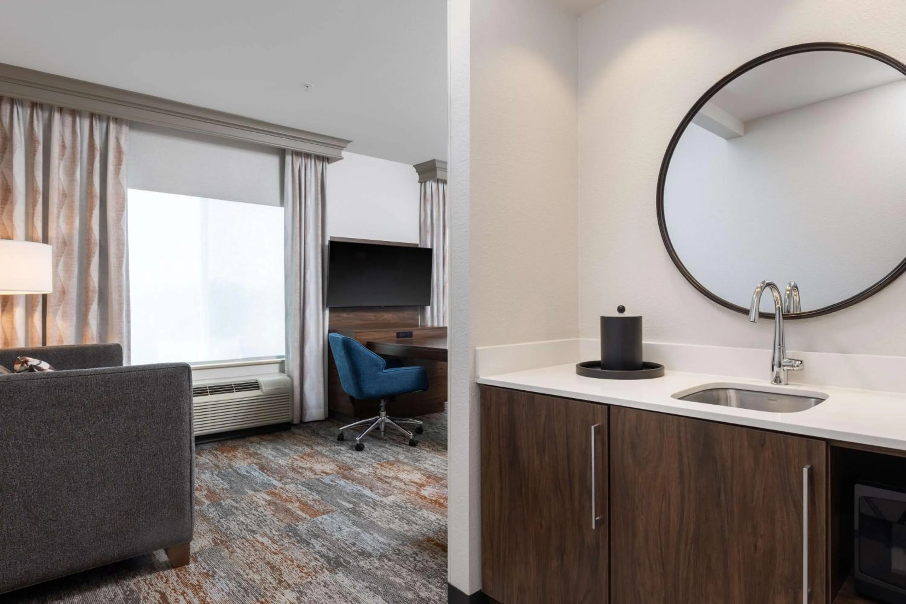 Queen Studio Suite with Two Queen Beds and Sofa Bed - Non-Smoking in Hampton Inn & Suites Yuba City