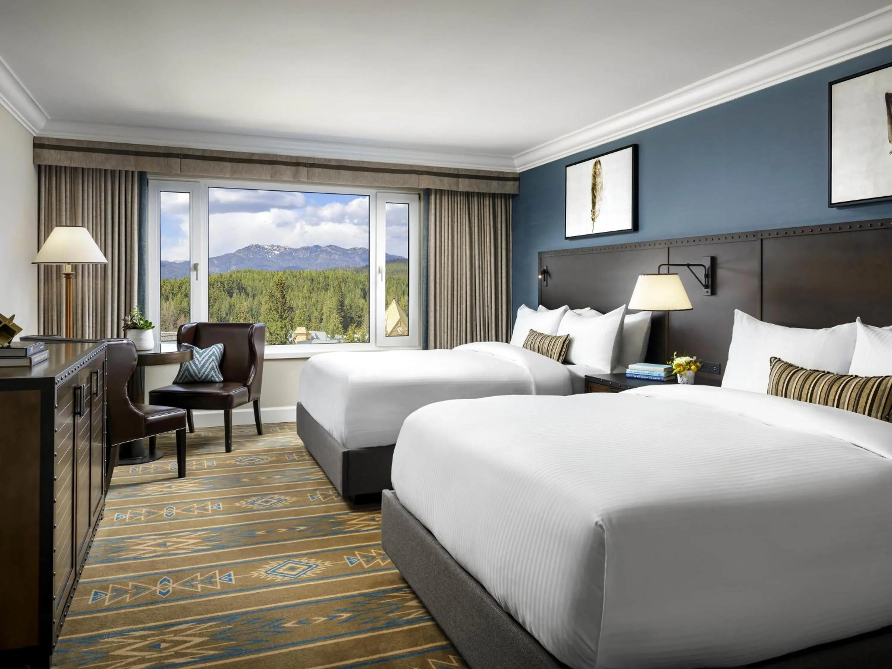 Two-Bedroom Junior King Suite with View in Fairmont Chateau Whistler