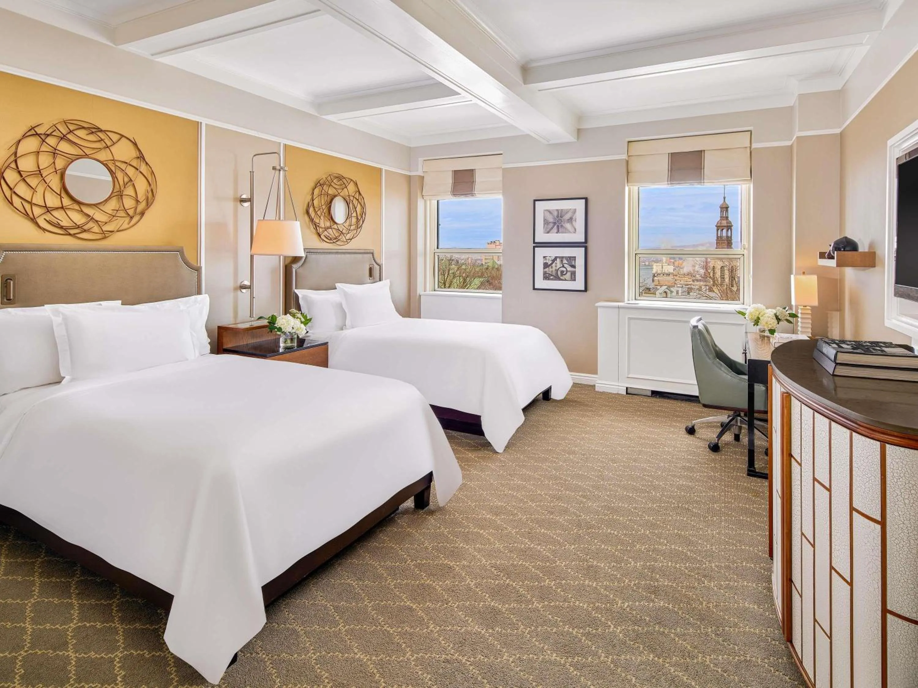 Deluxe Double Room with Two Double Beds and City View in Fairmont Le Chateau Frontenac
