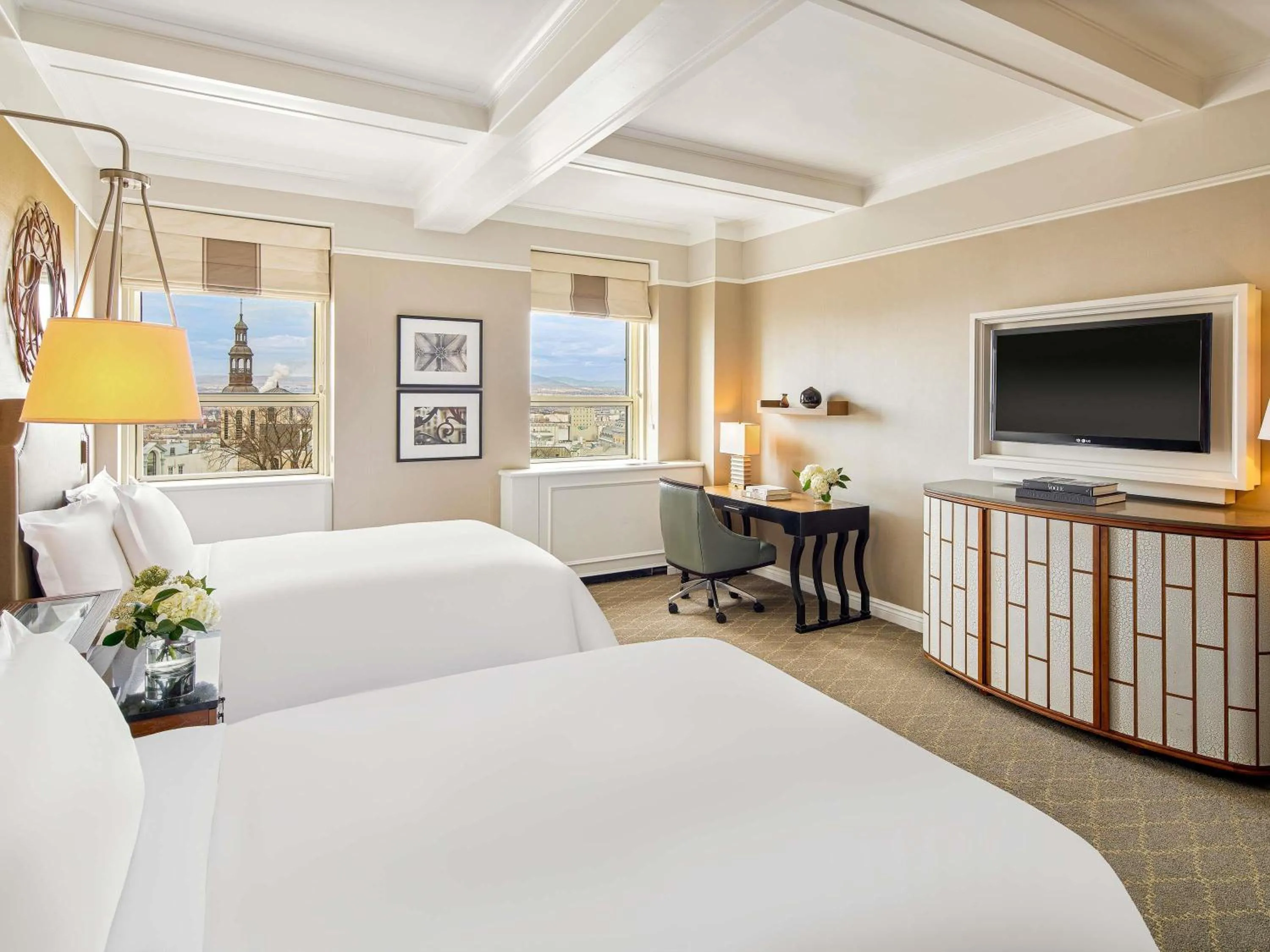 Deluxe Double Room with Two Double Beds and Riverview in Fairmont Le Chateau Frontenac