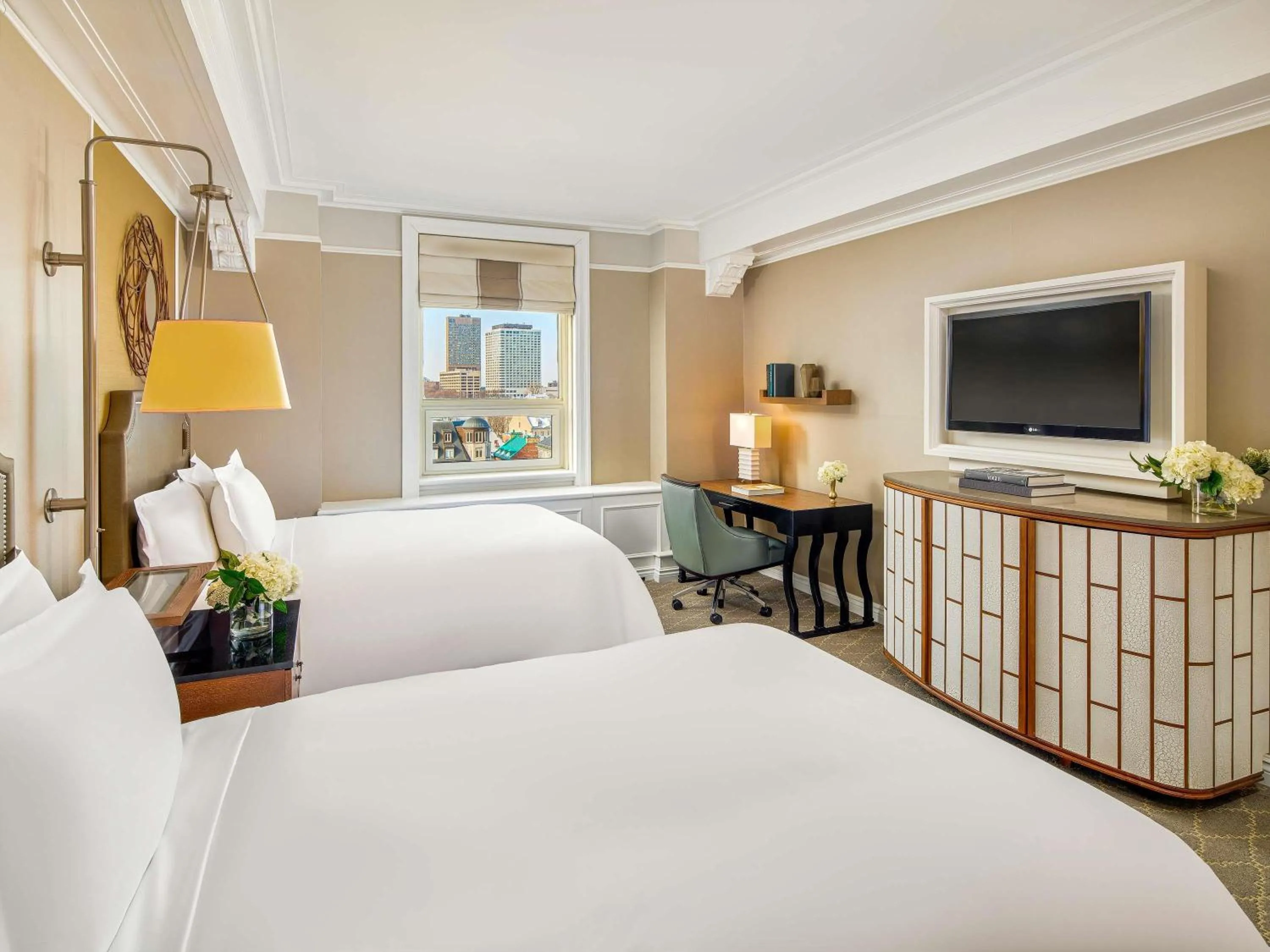 Deluxe Double Room with Two Double Beds and Courtyard View in Fairmont Le Chateau Frontenac