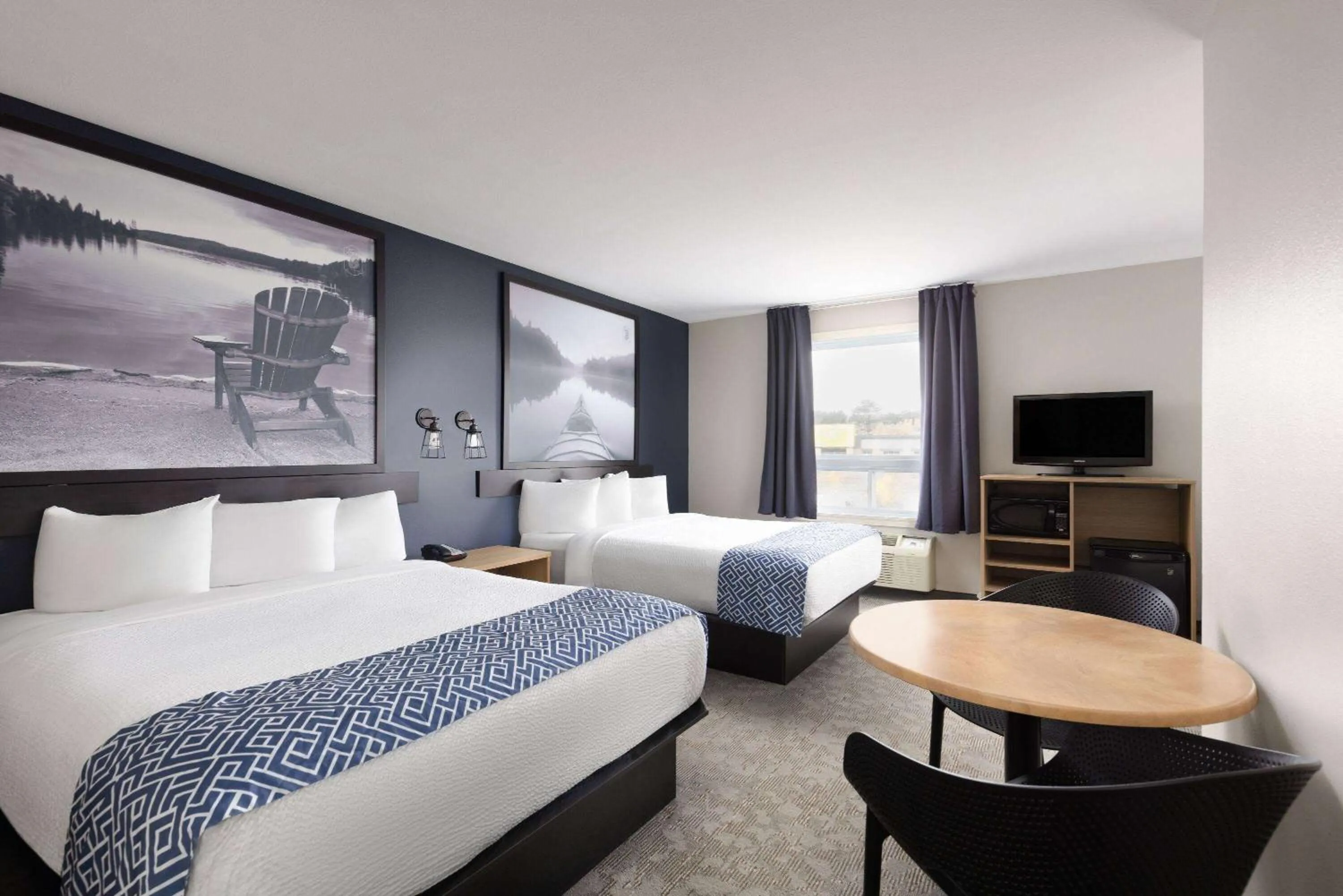 Superior Queen Suite with Three Queen Beds - Non-Smoking in Super 8 by Wyndham St-Jerome