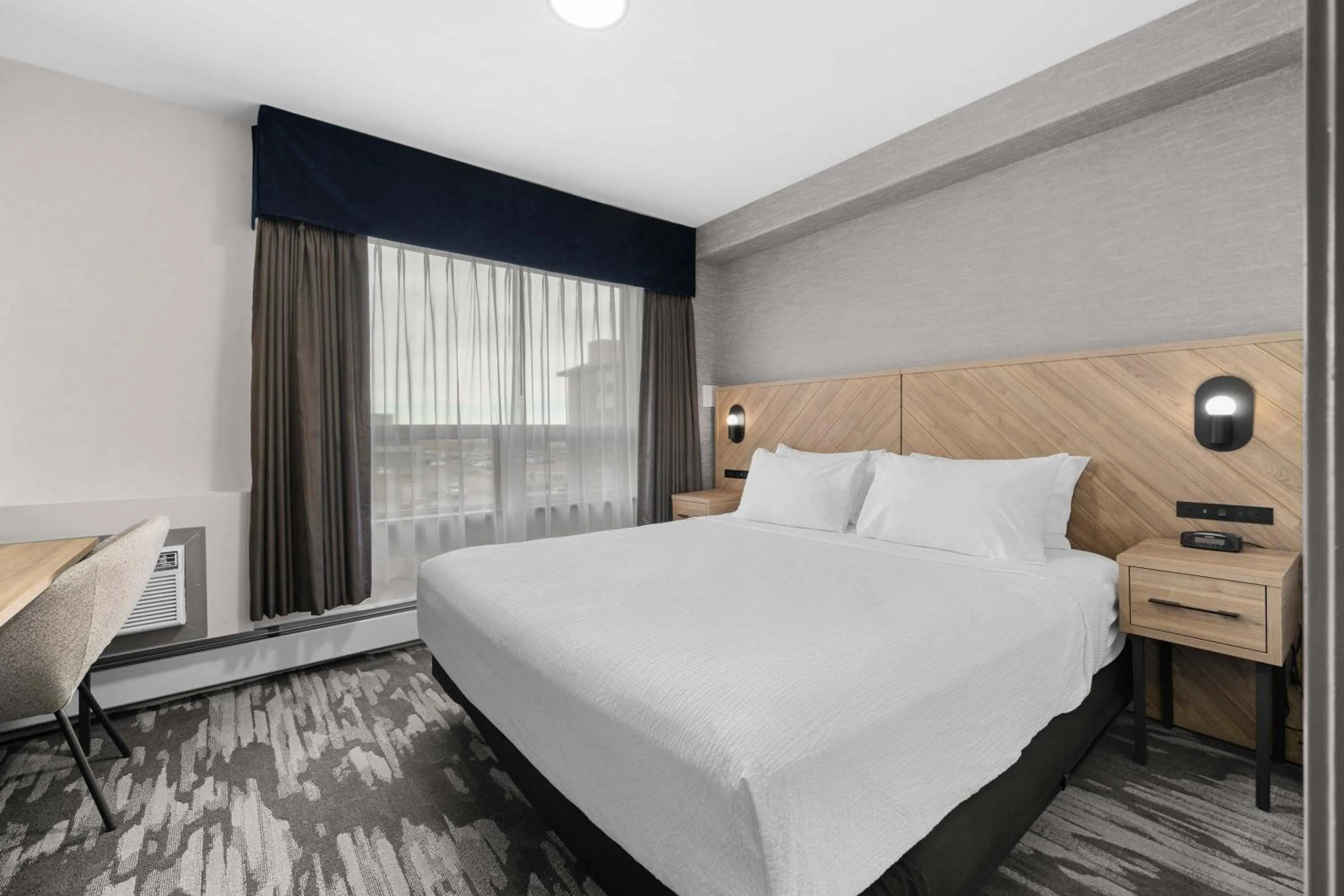 Standard Suite, 1 King Bed, Sofa Bed, Kitchenette in Sandman Hotel Calgary Airport