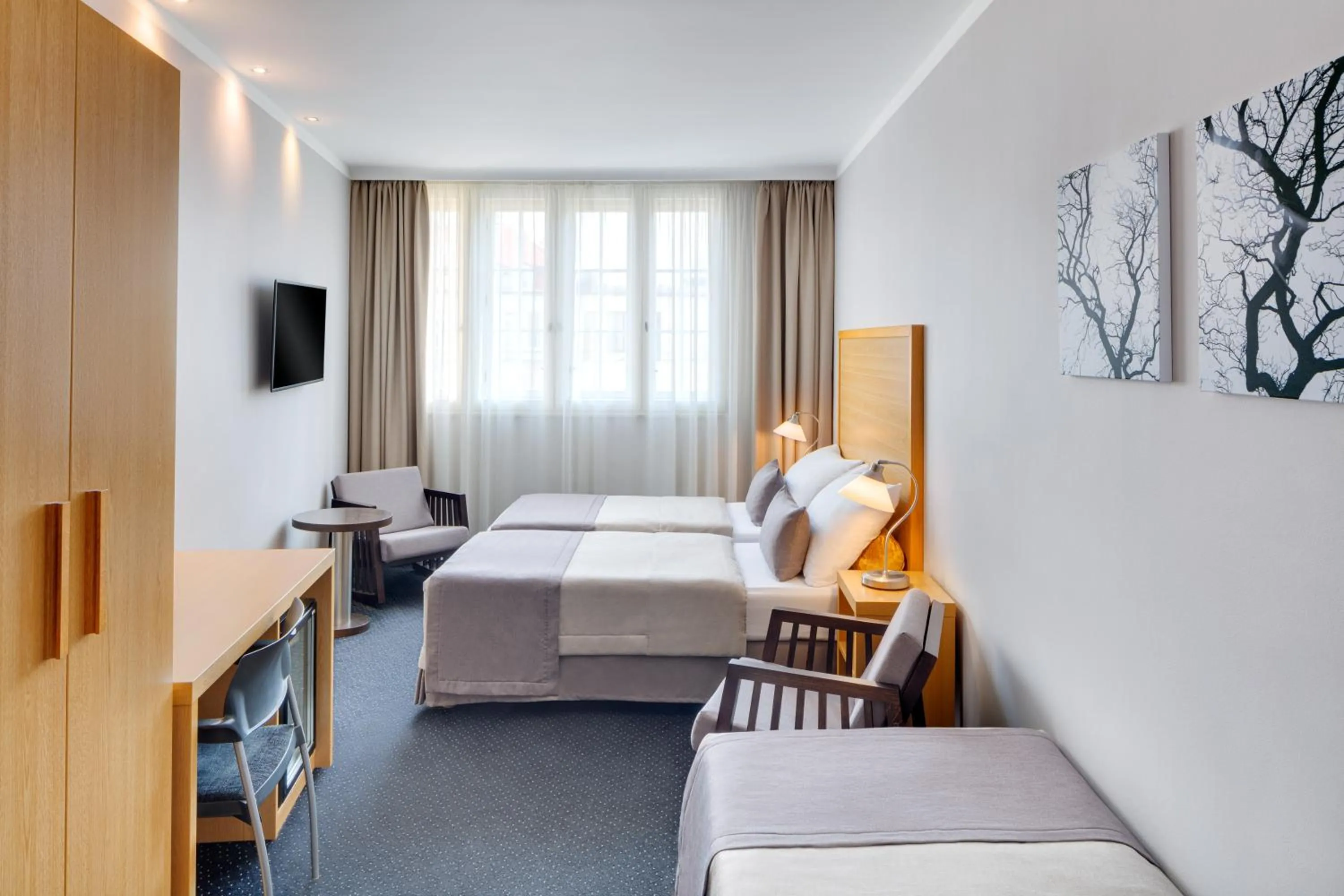 Standard Double or Twin Room  with Extra Bed in Hotel Clement