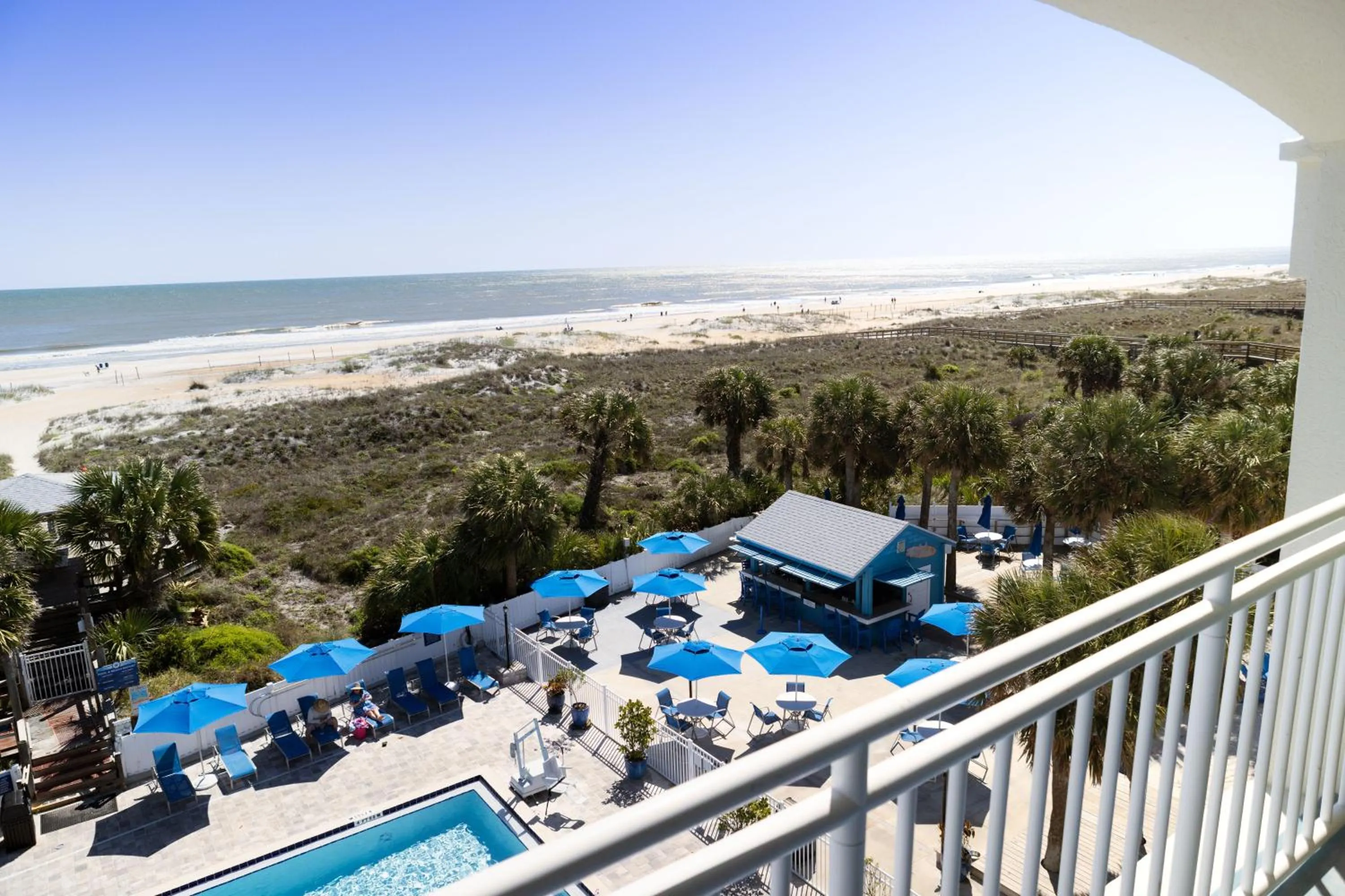 King Room with Balcony - Ocean Front in Guy Harvey Resort on Saint Augustine Beach