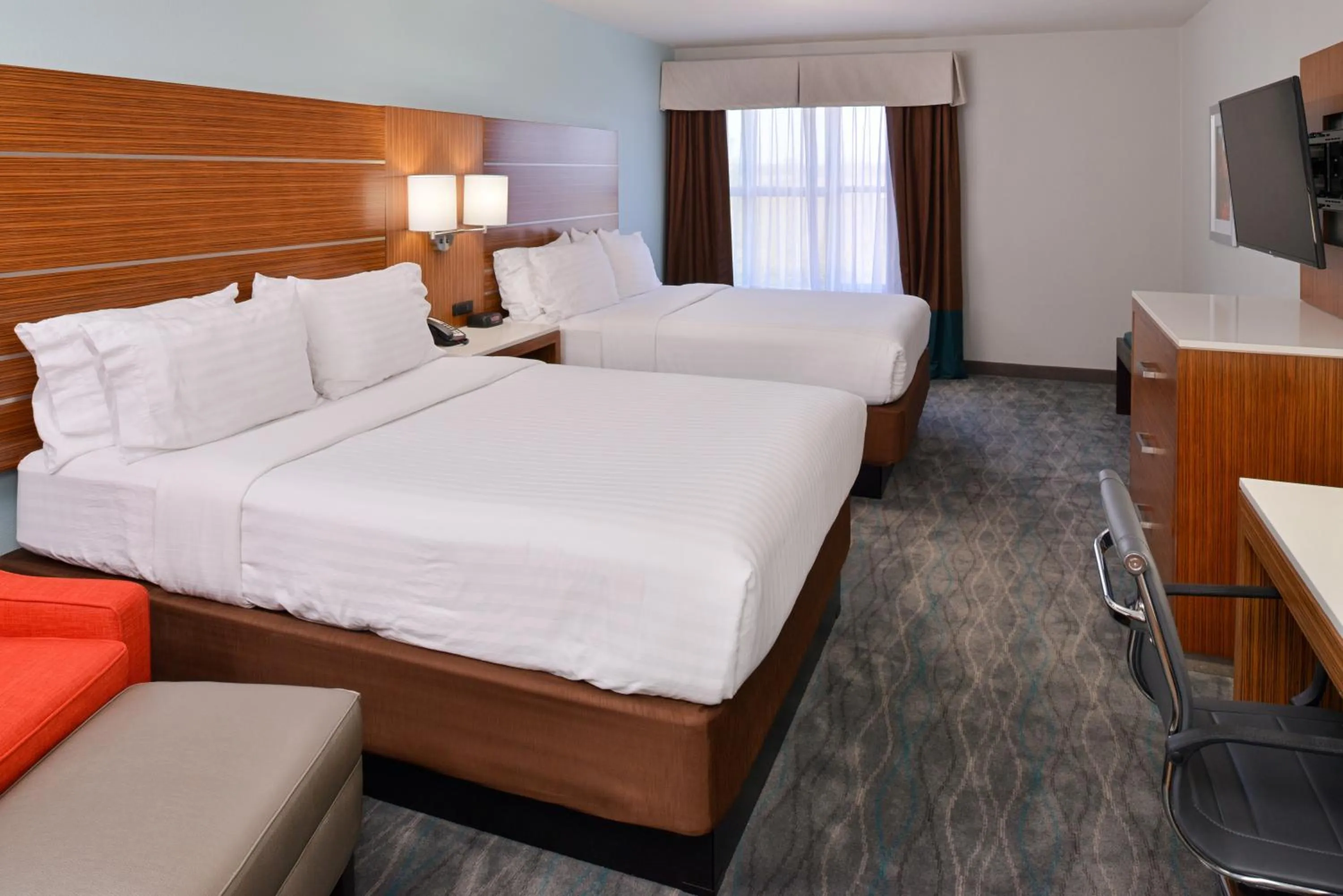 Double Room with Two Double Beds and Accessible Roll In Shower - Non-Smoking in Holiday Inn Express & Suites Austin North Central by IHG
