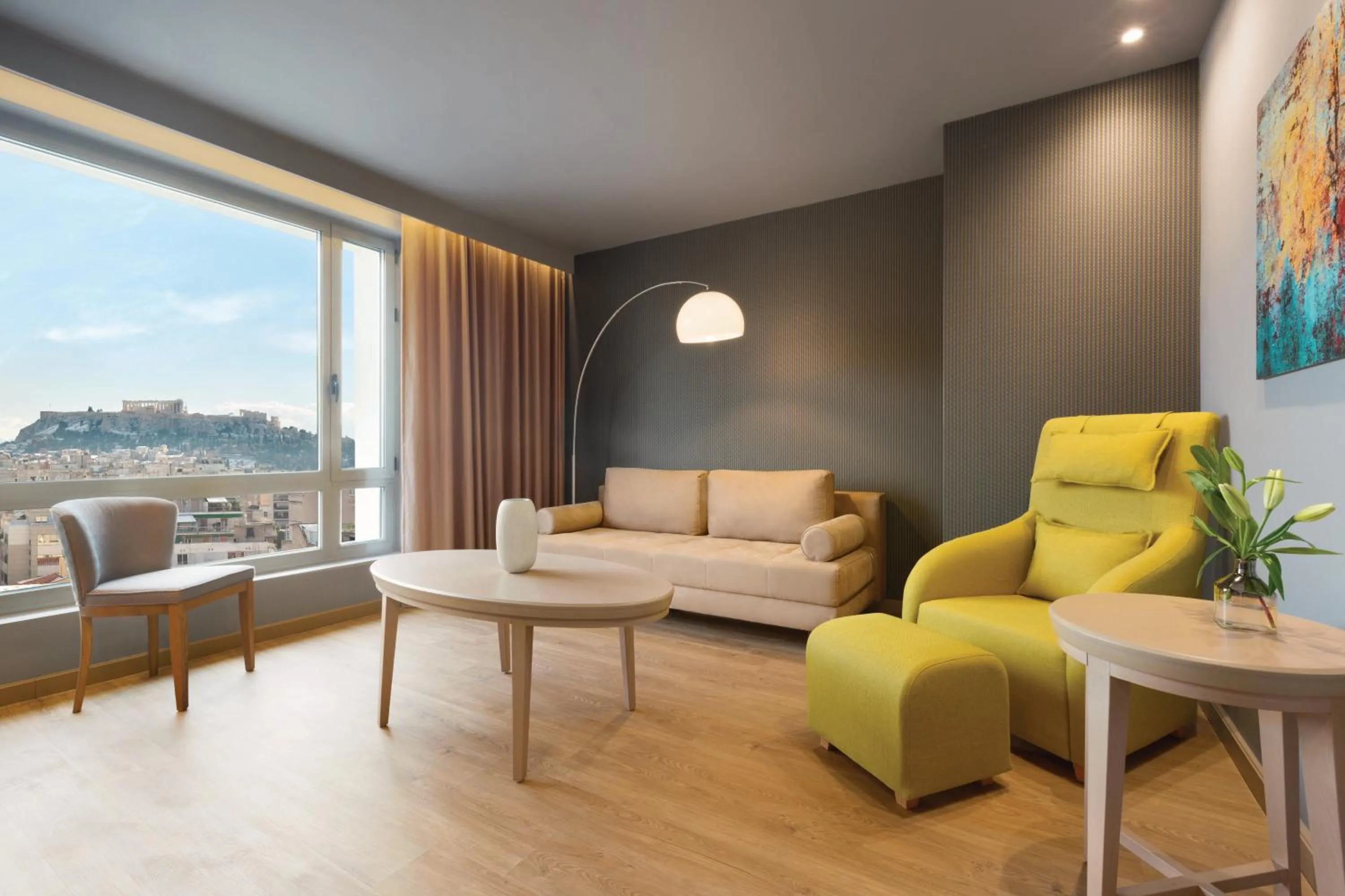 Executive Suite with Acropolis View in Zeus Wyndham Grand Athens