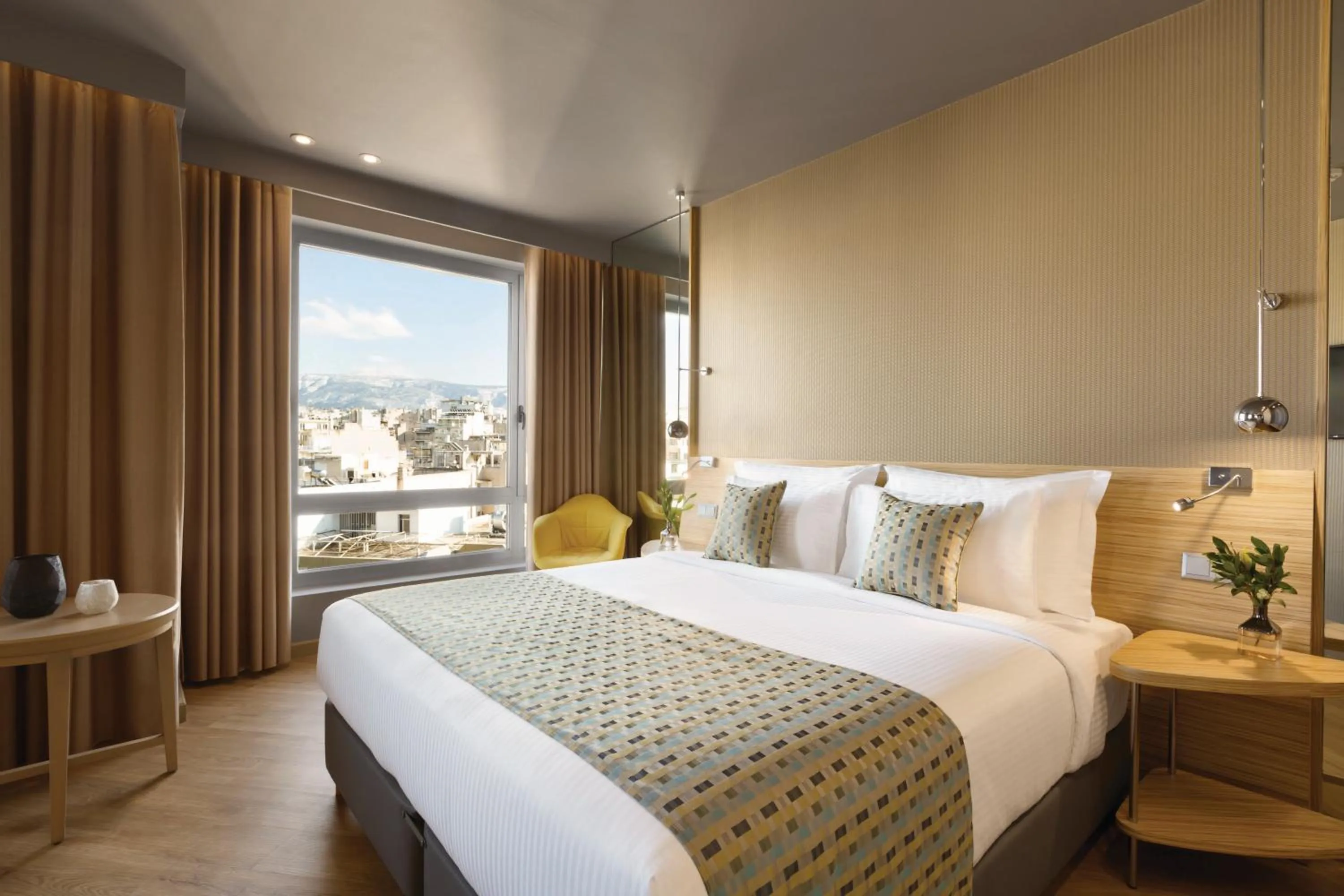 Junior Suite with City View in Zeus Wyndham Grand Athens