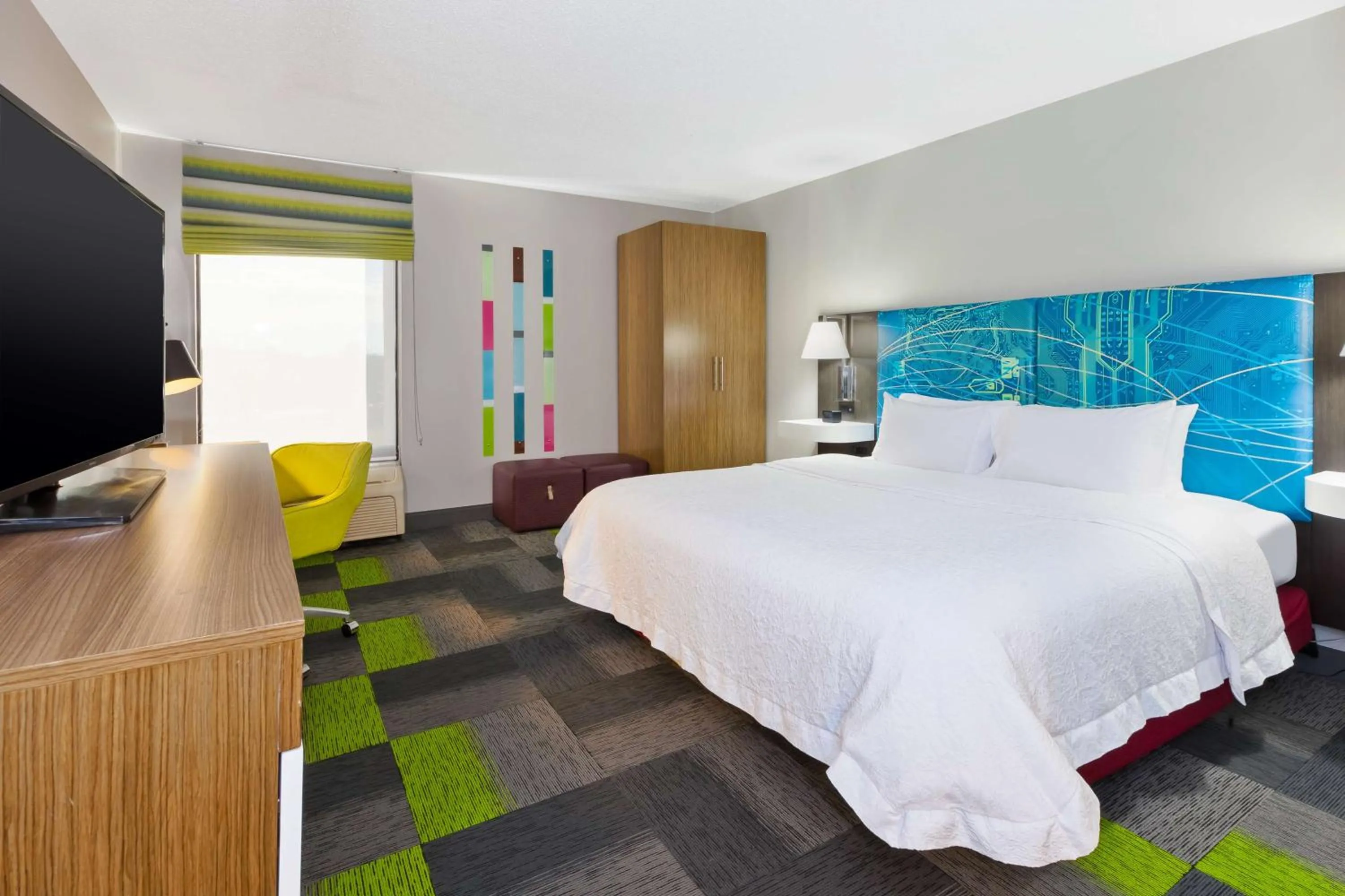 King Room - Mobility and Hearing Access in Hampton Inn Marysville